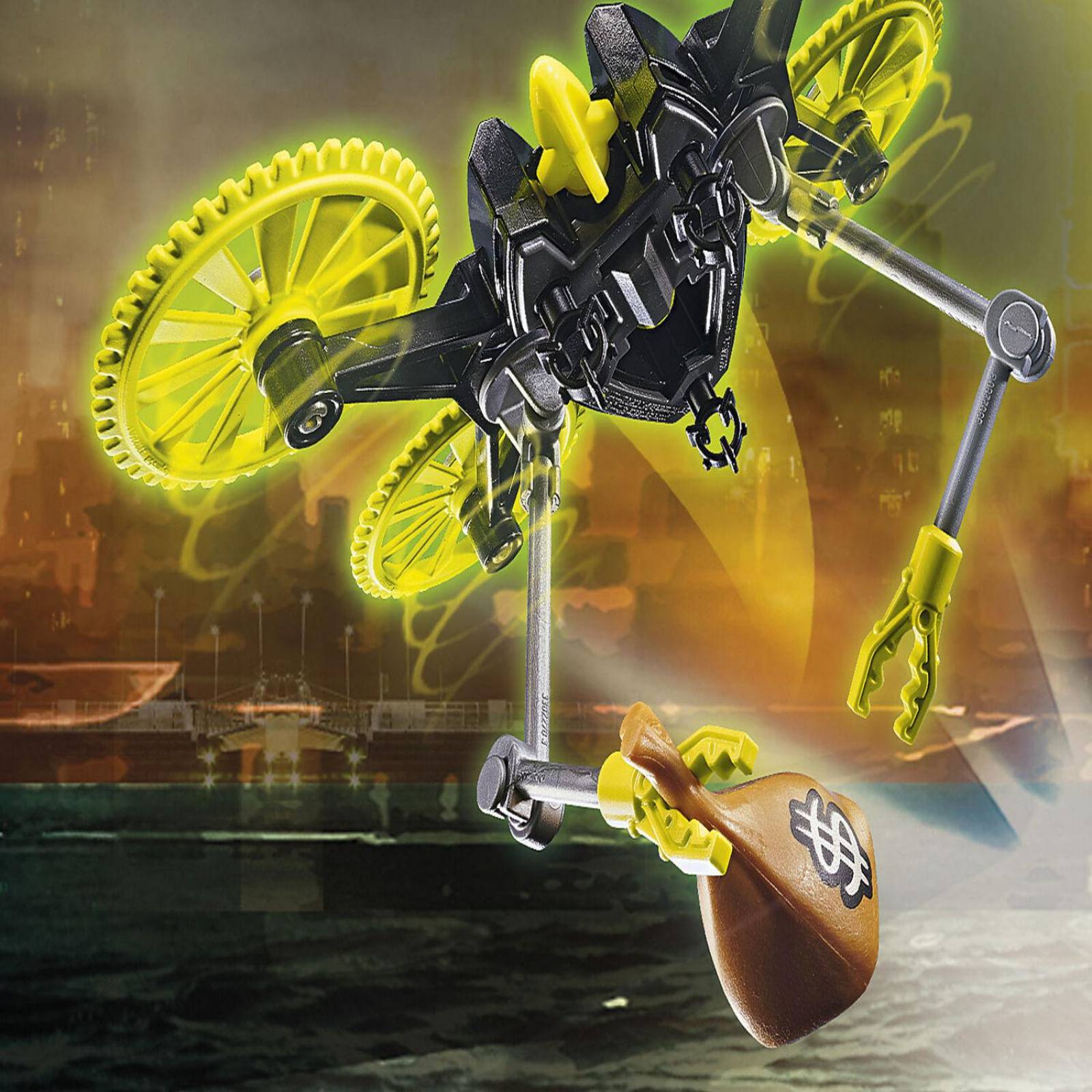 Playmobil City Action: Avion de la Policia Persecucion Dron 70780 