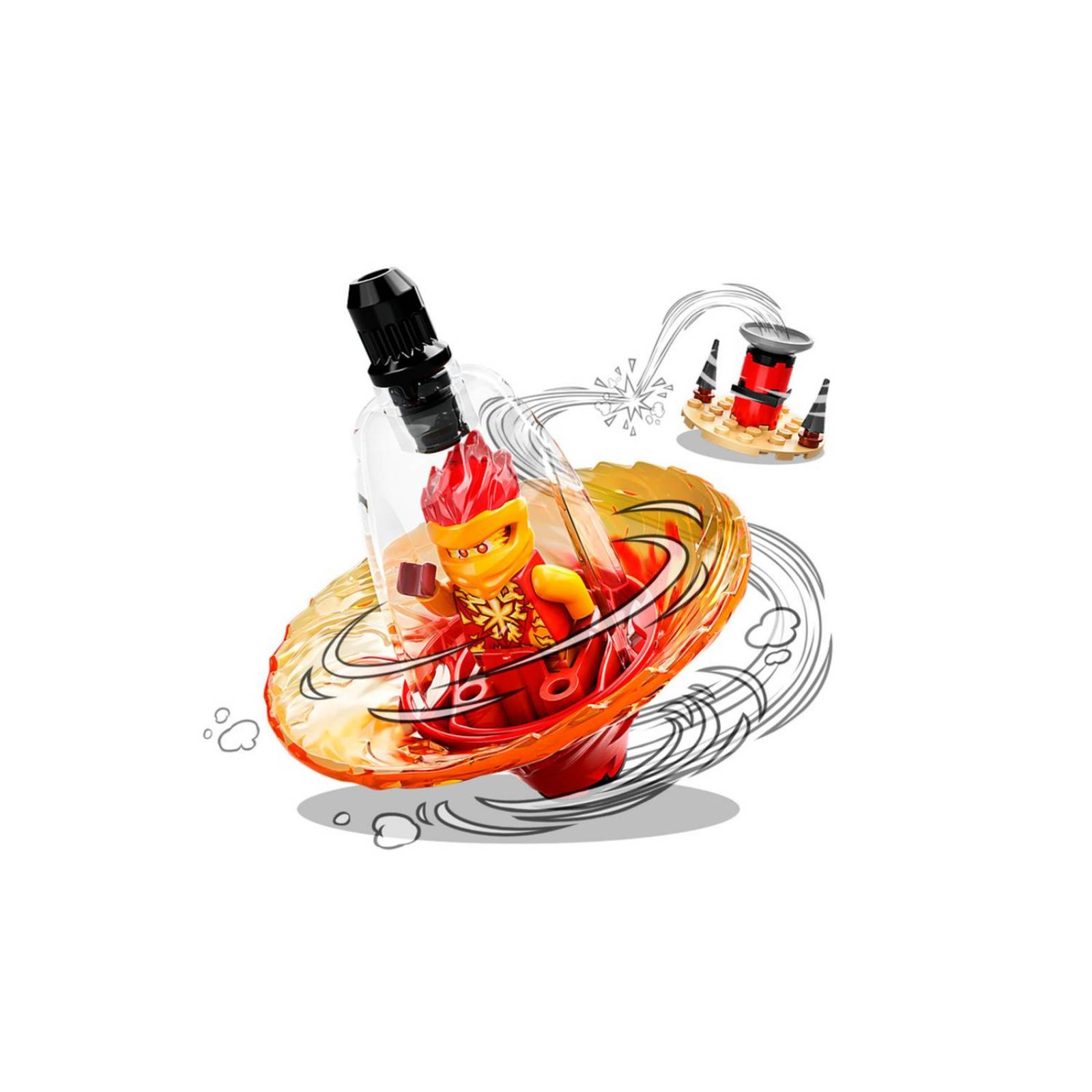 LEGO Ninjago Entrenamiento Ninja de Spinjitzu de Kai 70688 