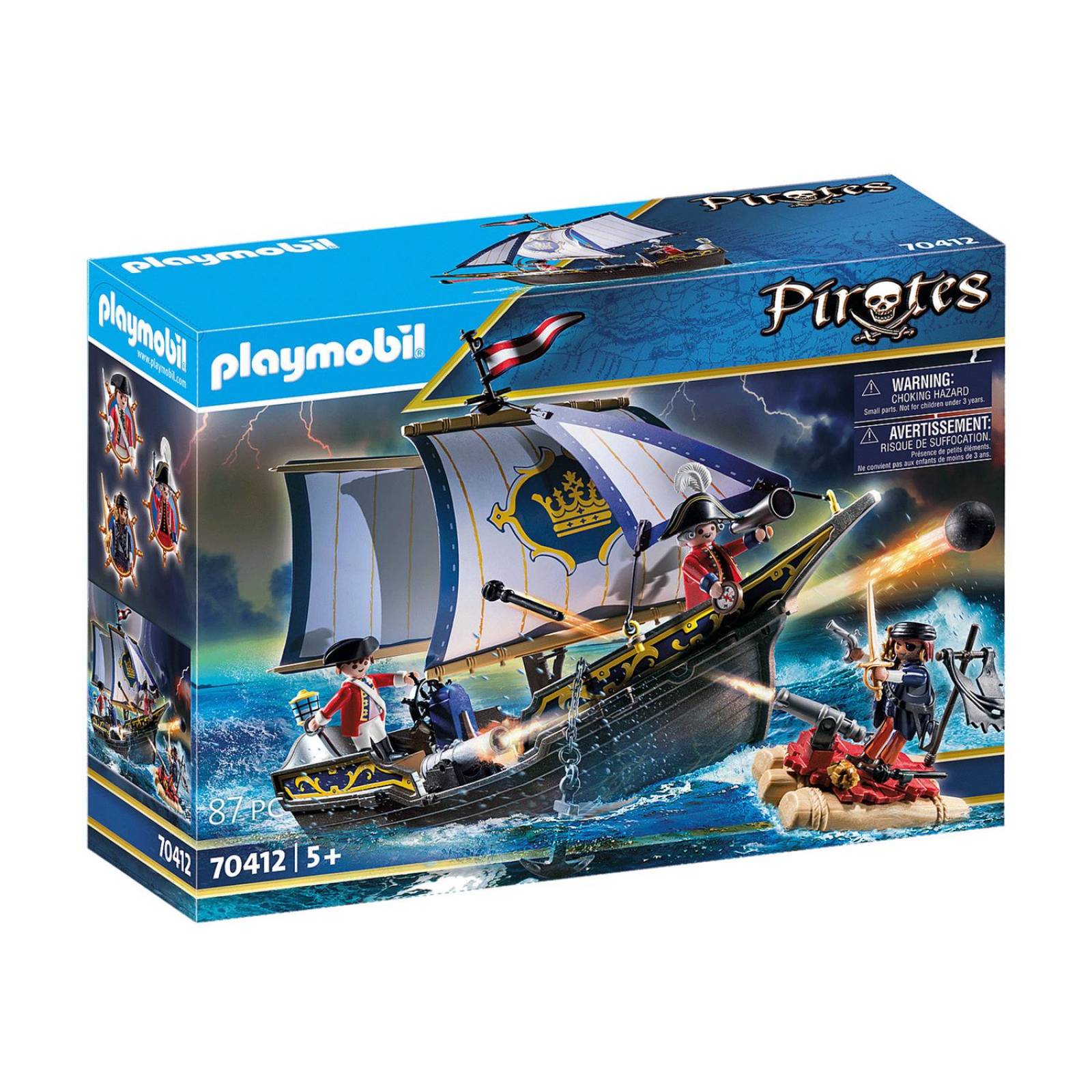 Playmobil Pirates: Carabela Casaca Roja 70412 