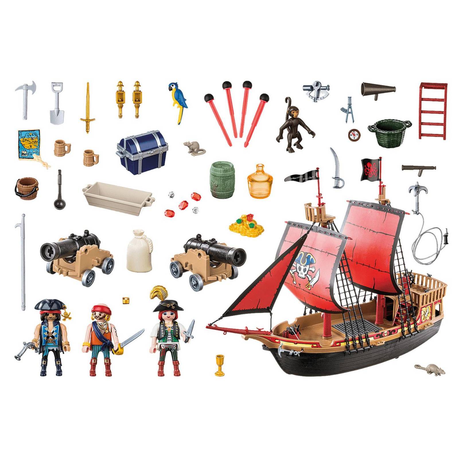 Playmobil Pirates: Barco Pirata Calavera 70411