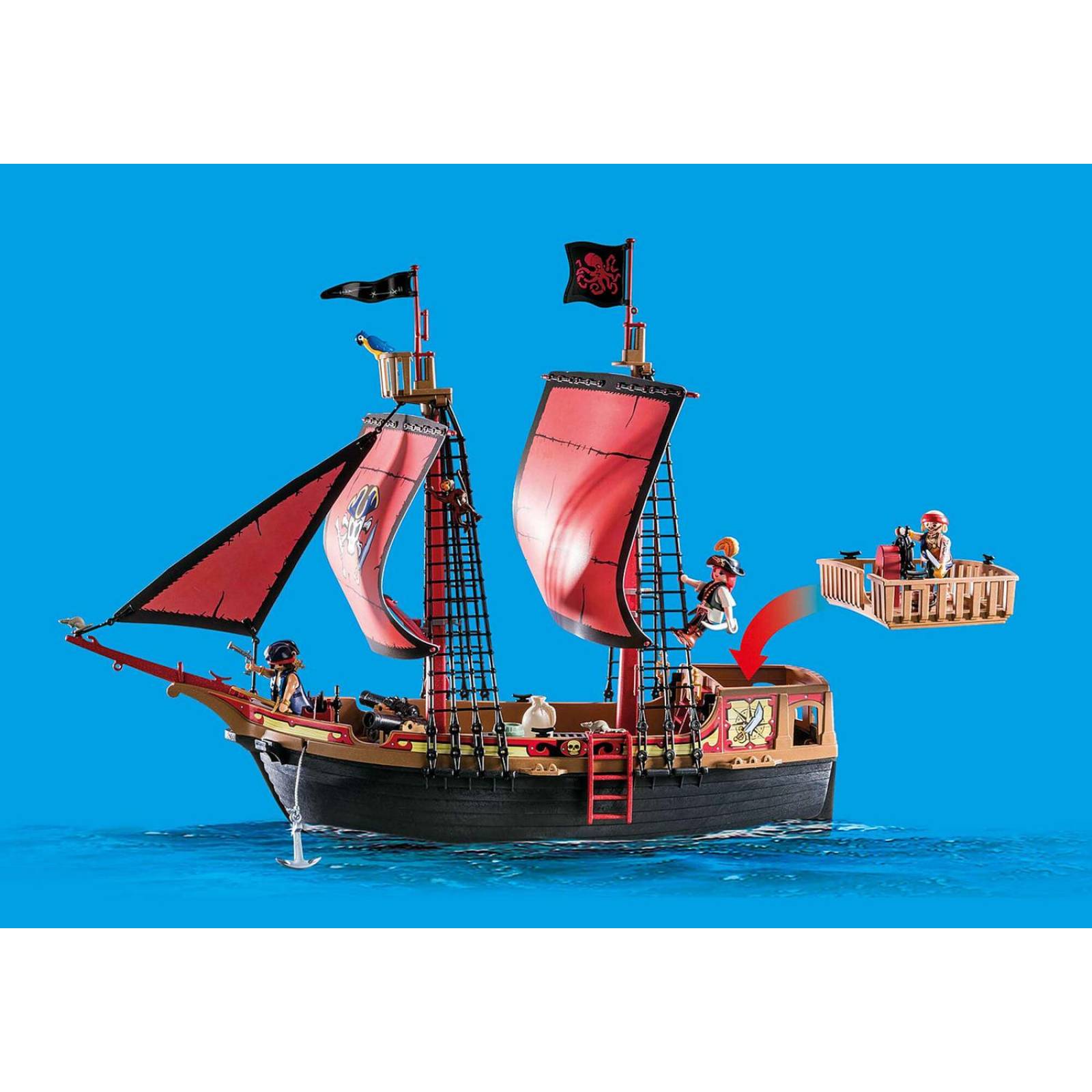 Playmobil Pirates: Barco Pirata Calavera 70411
