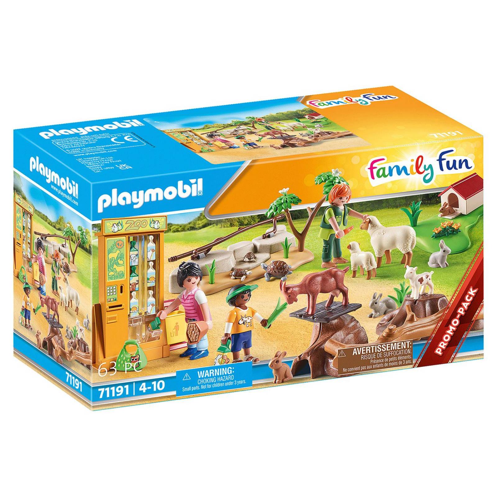 Playmobil Family Fun: Zoologico - Animales Acariciables 71191 