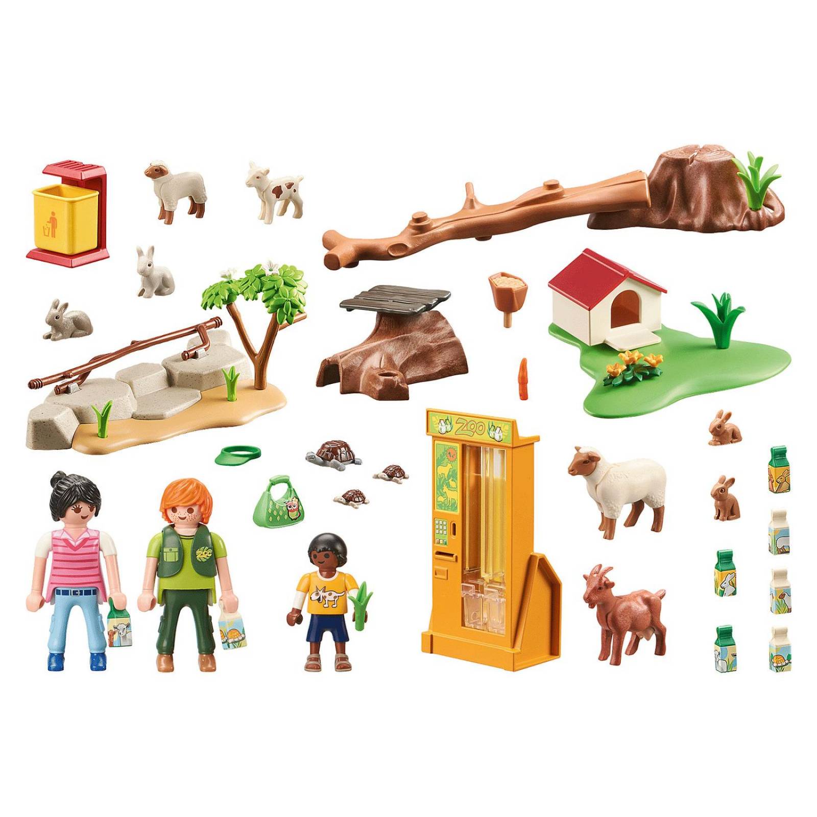 Playmobil Family Fun: Zoologico - Animales Acariciables 71191 