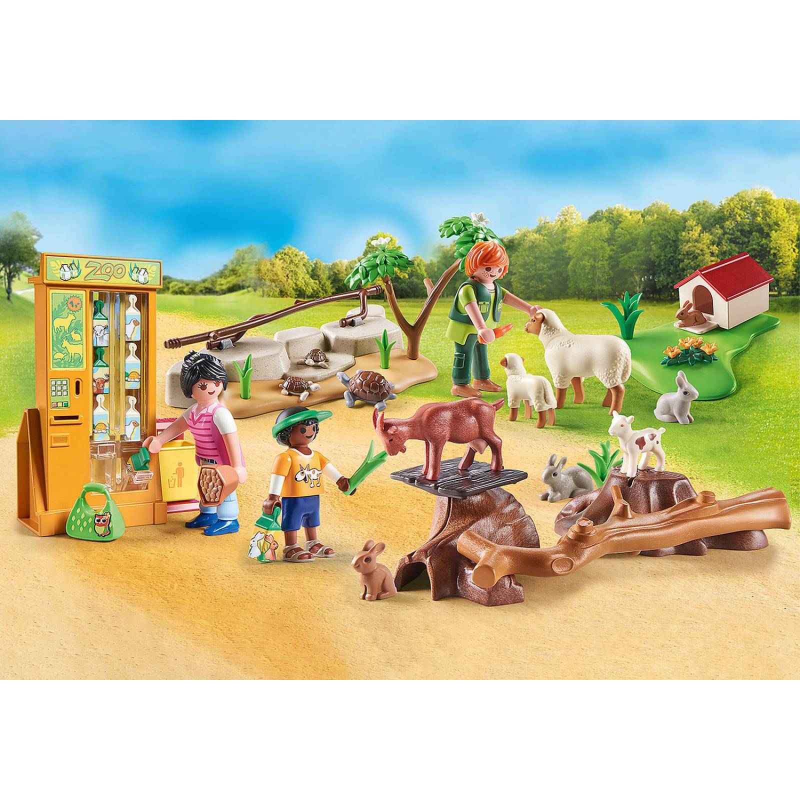 Playmobil Family Fun: Zoologico - Animales Acariciables 71191 