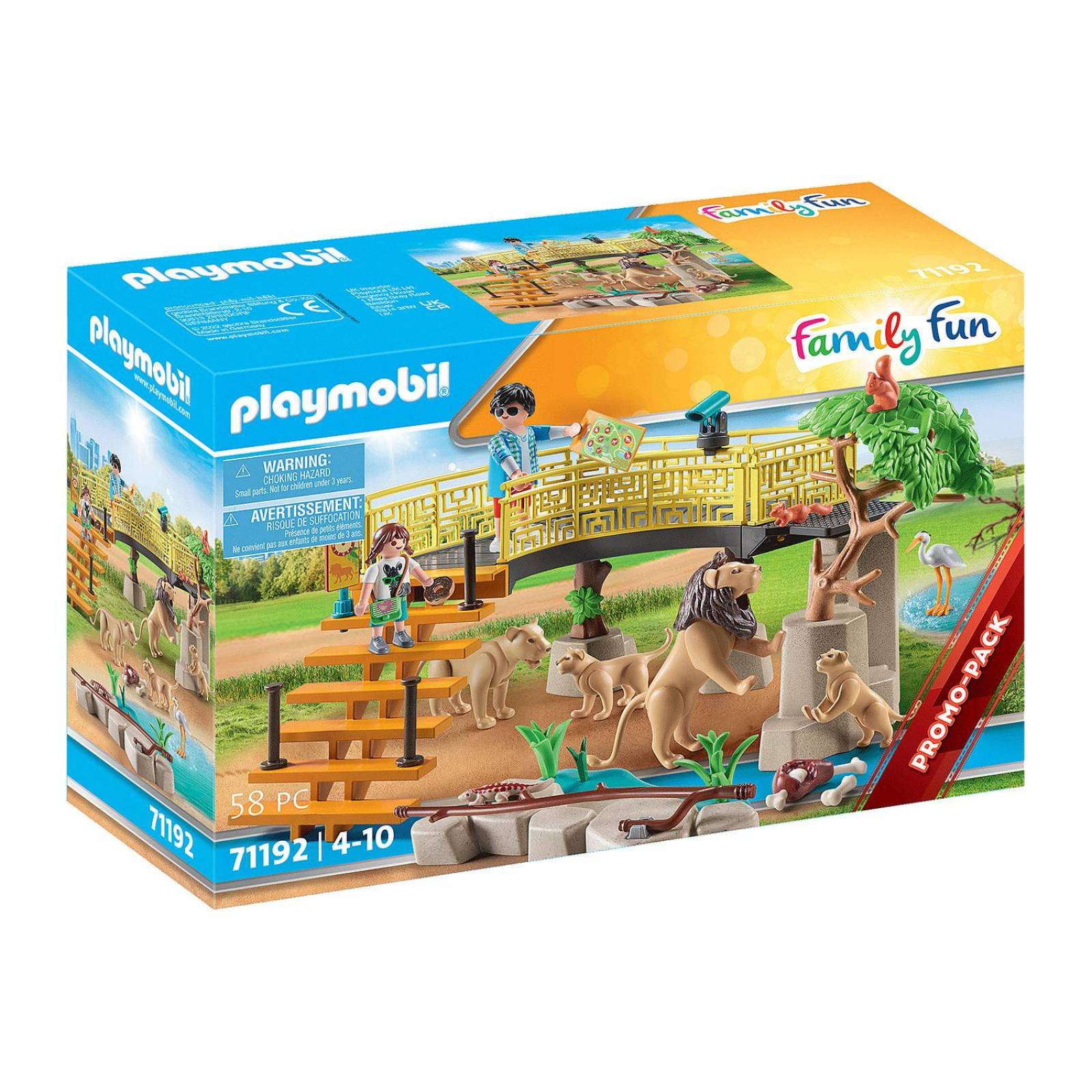 Playmobil Family fun: Recinto Para Leones Al Aire Libre 71192
