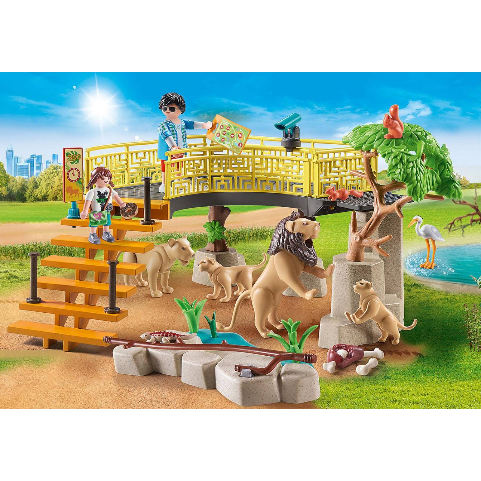 Playmobil Family fun: Recinto Para Leones Al Aire Libre 71192