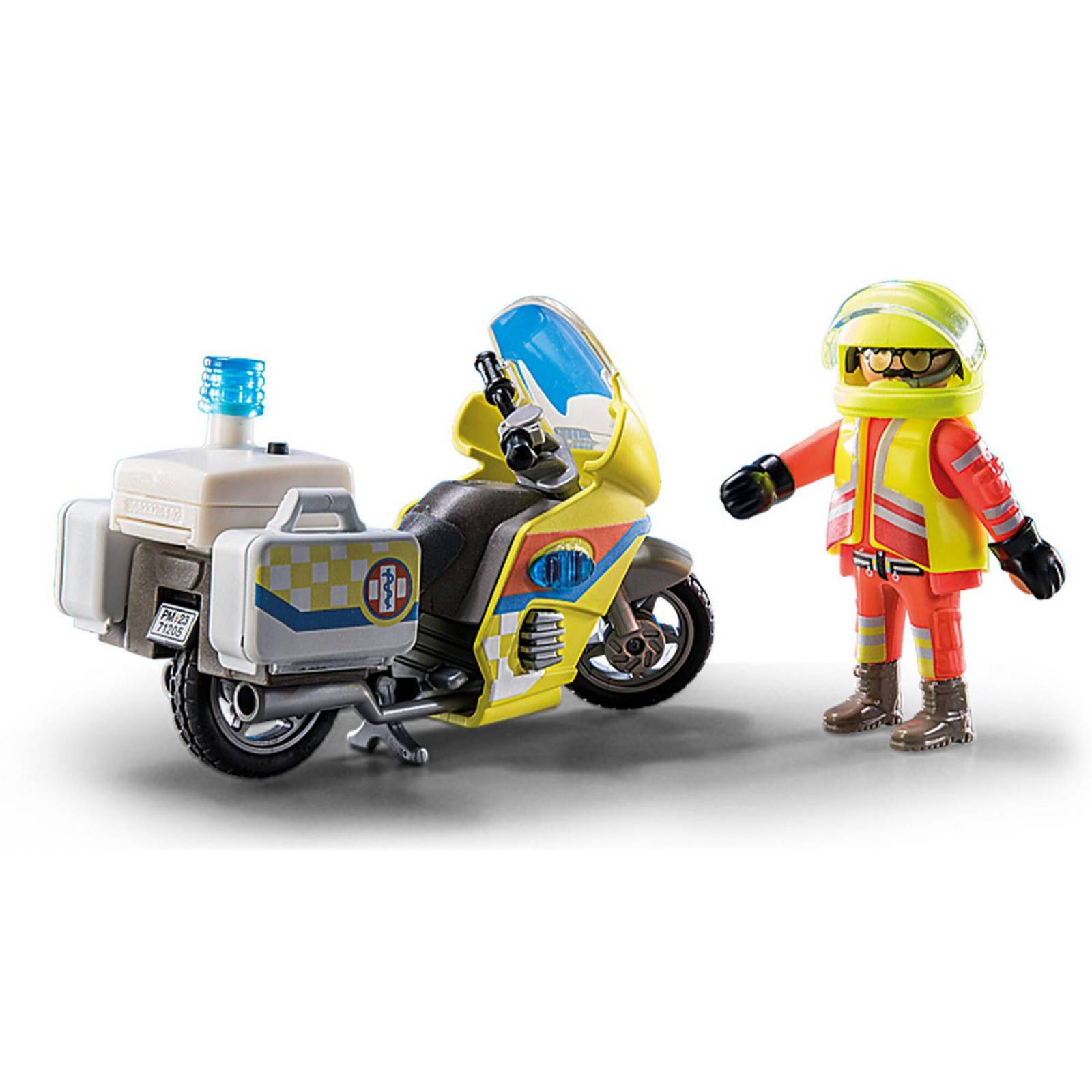 Playmobil City Life: Moto de Emergencias con Luz Intermiente 71205 