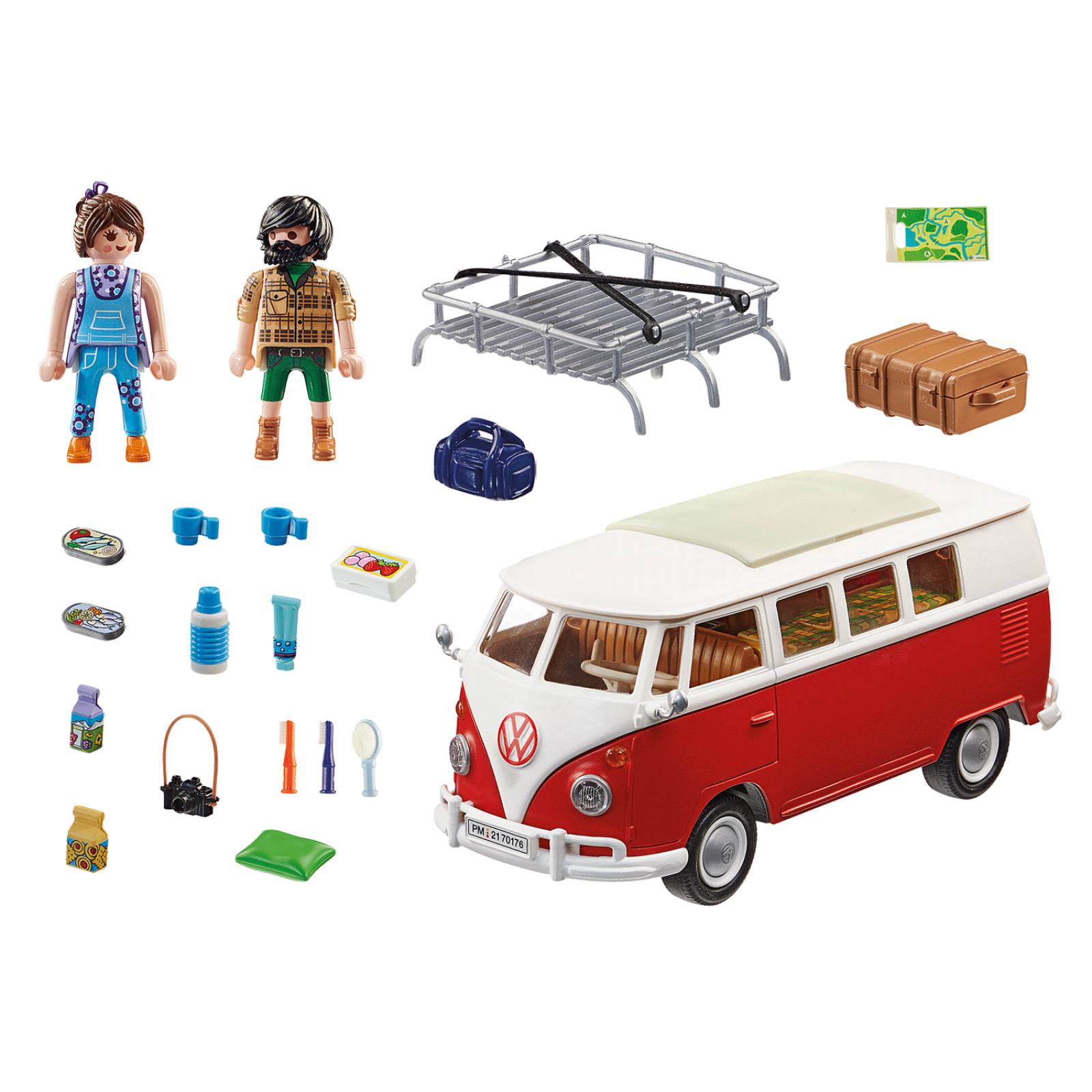 Playmobil Vehicles: Volkswagen Camping Bus 70176
