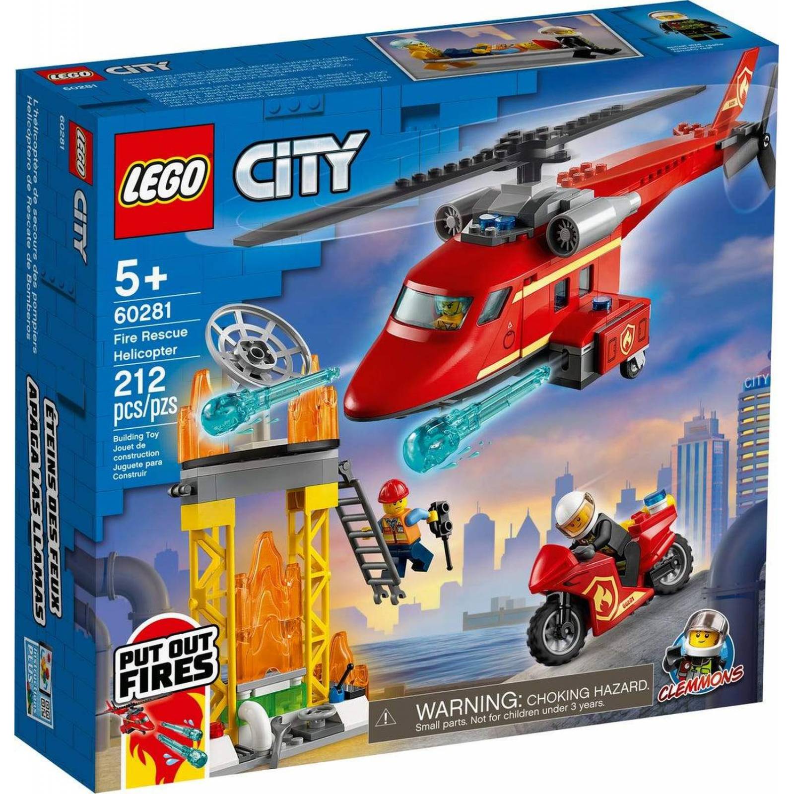LEGO City Helicoptero de Rescate de Bomberos 60281 