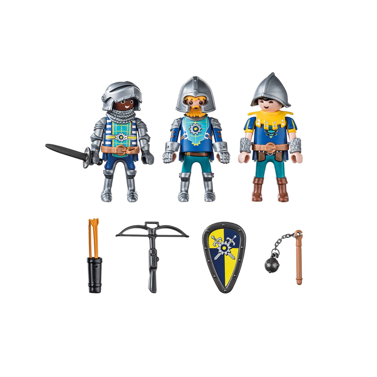 Playmobil Novelmore: Set de 3 Caballeros  70671 