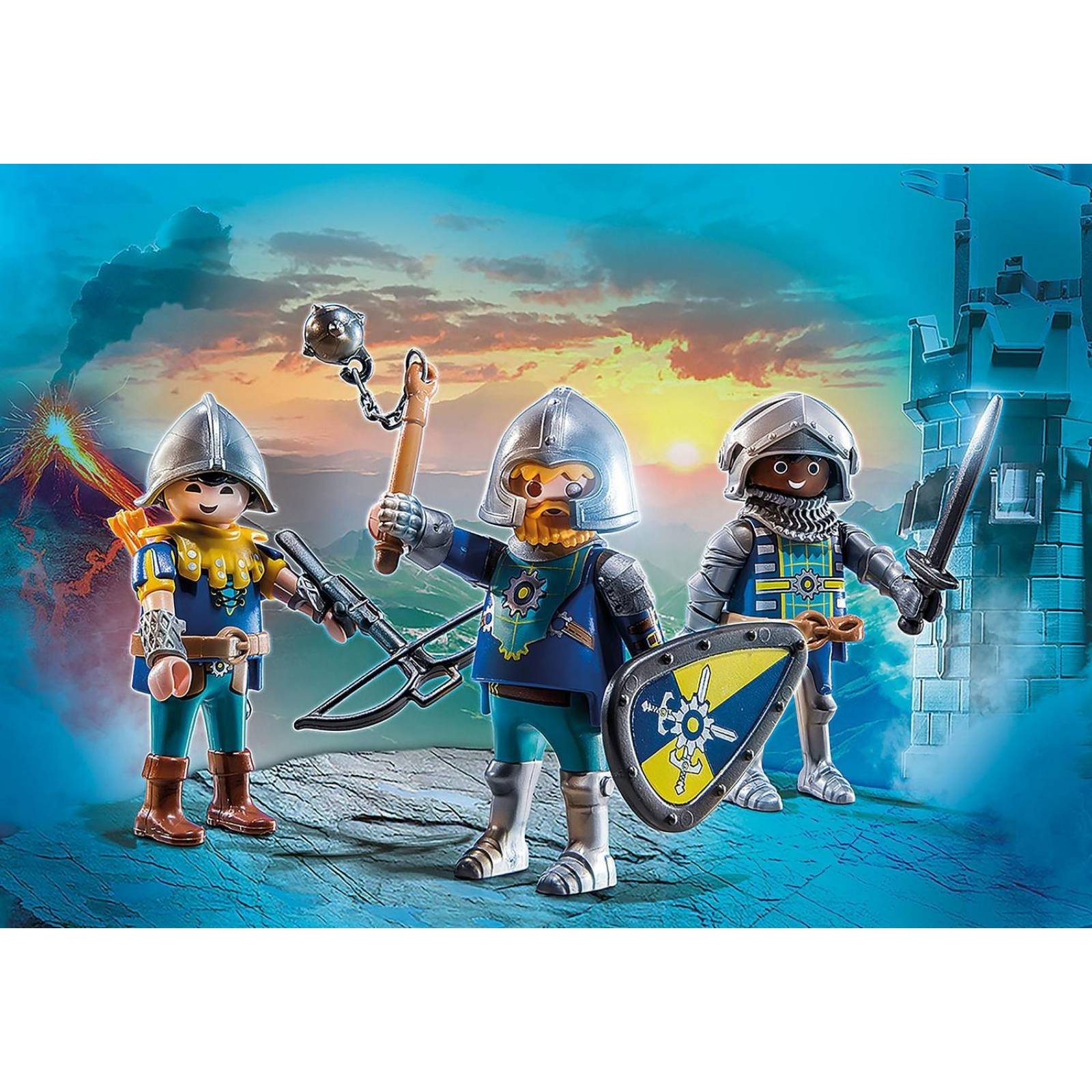 Playmobil Novelmore: Set de 3 Caballeros  70671 