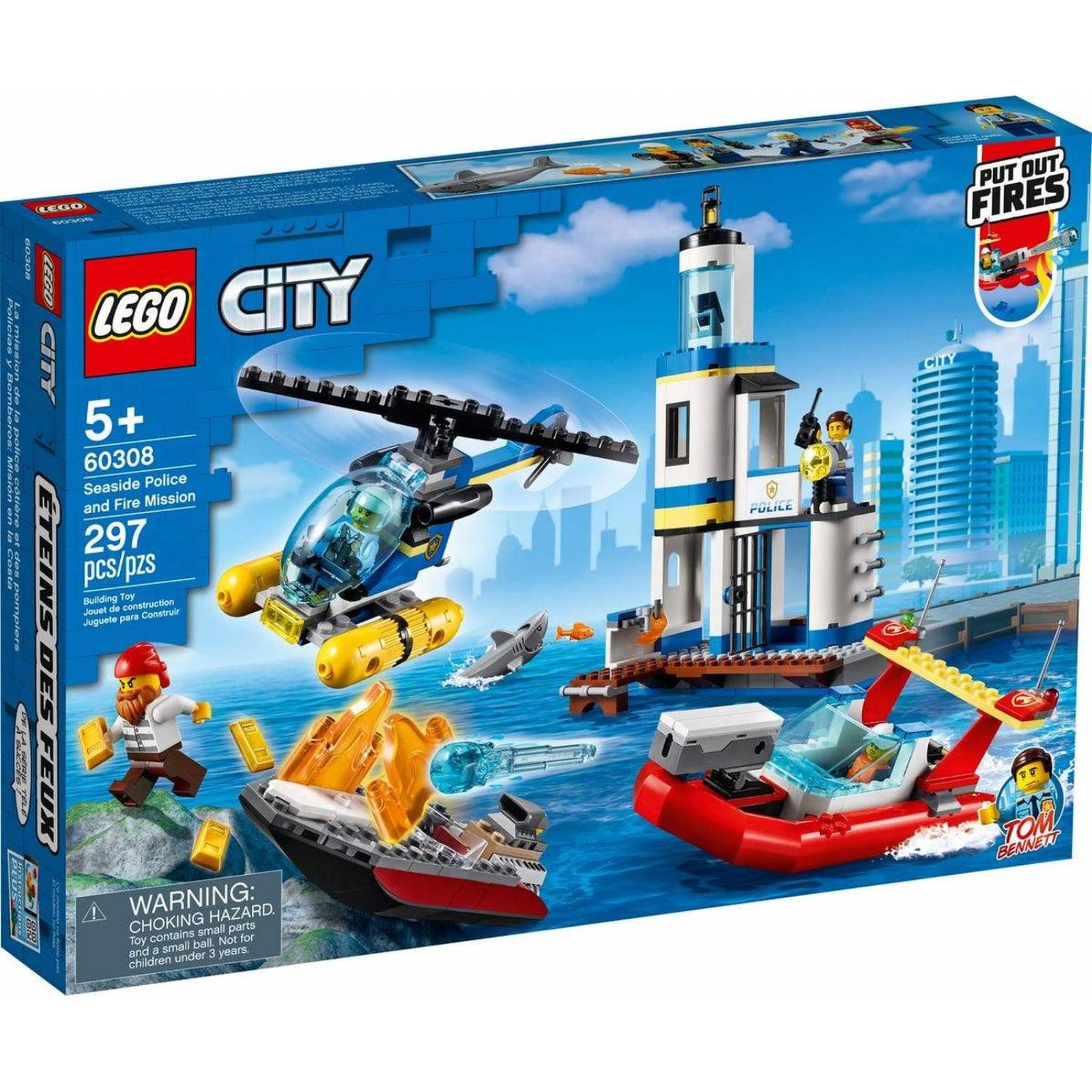 LEGO City Policias y Bomberos: Mision en la Costa 60308 