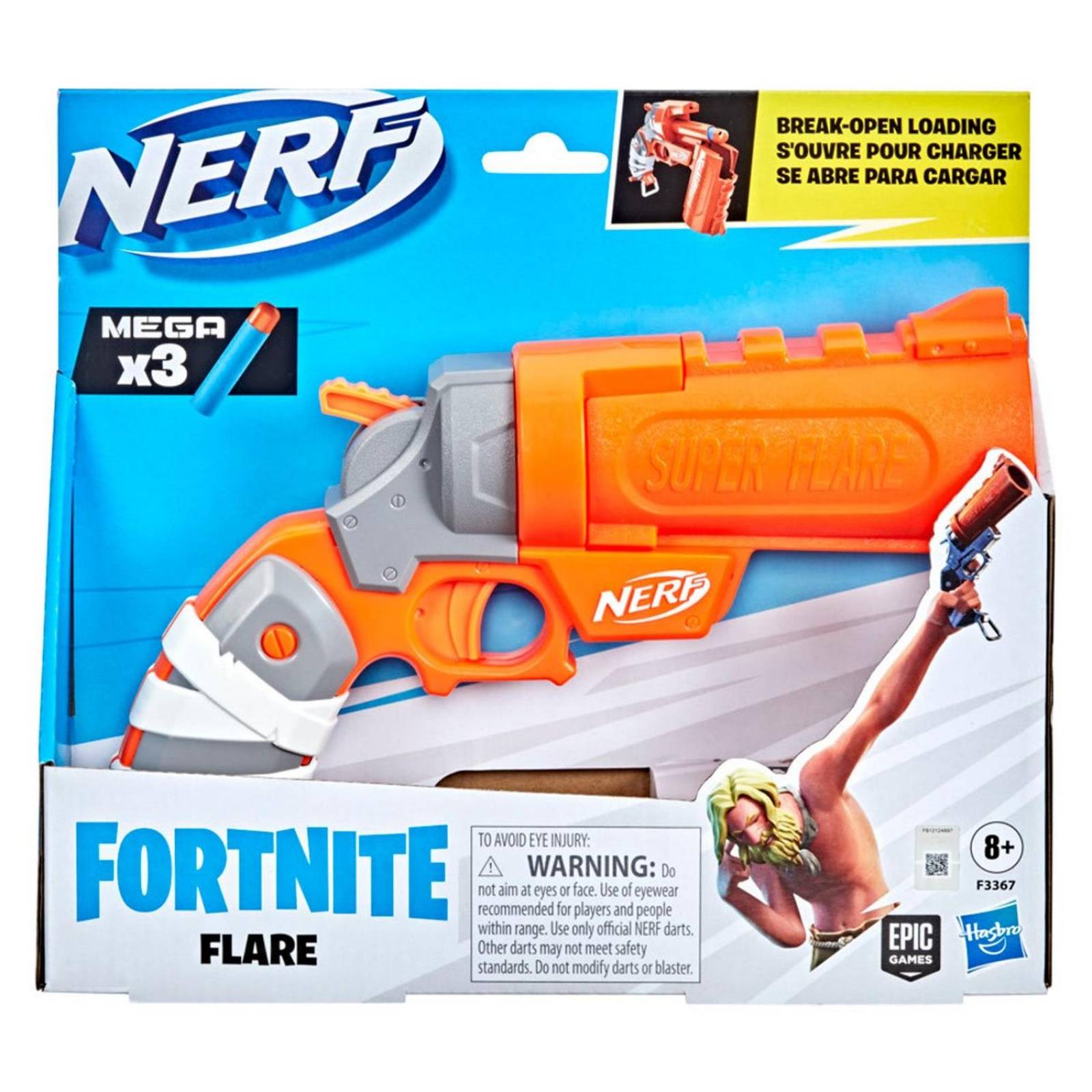 Nerf Fortnite: Flare Lanzador De Dardos 