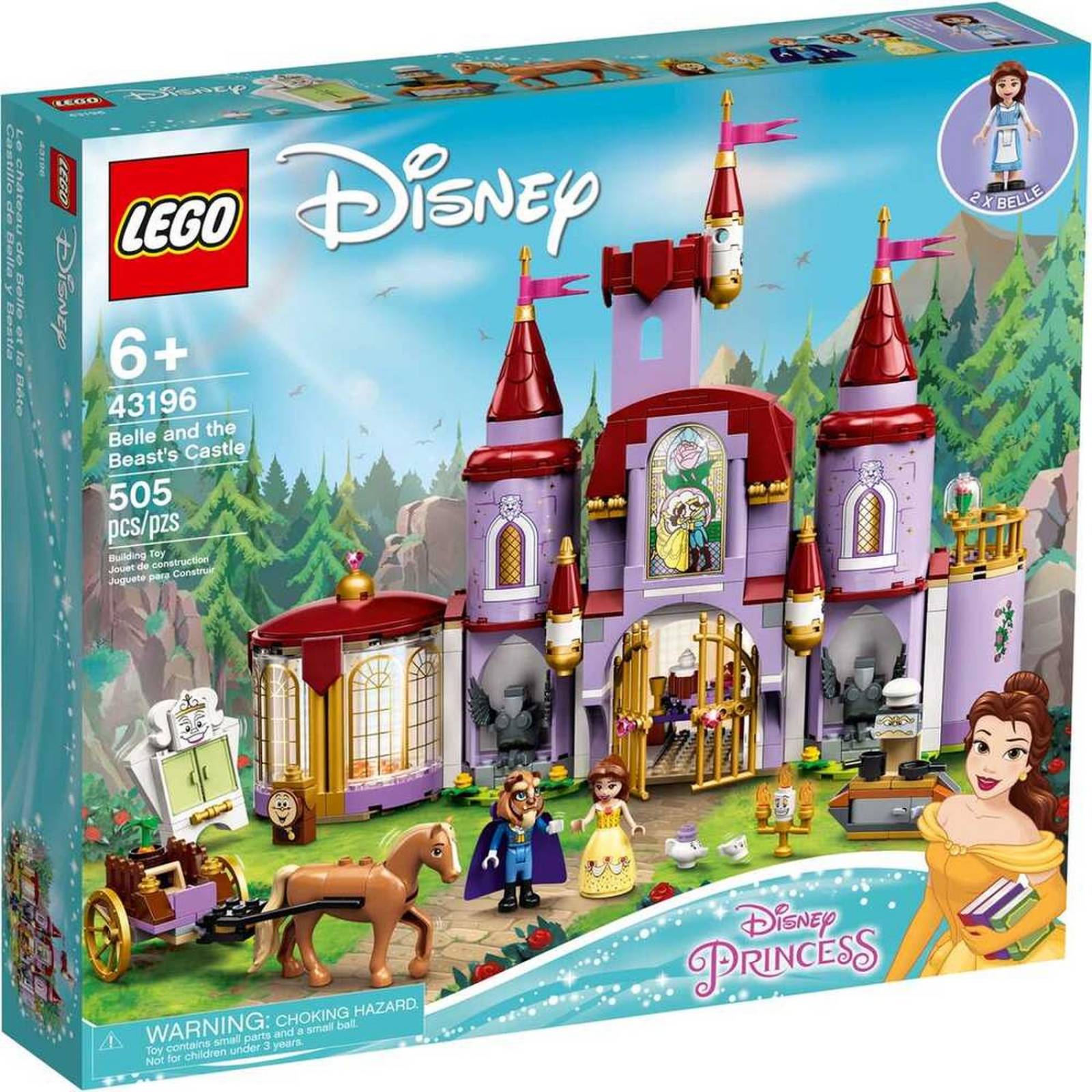 LEGO Disney Princess Castillo de Bella y Bestia 43196 
