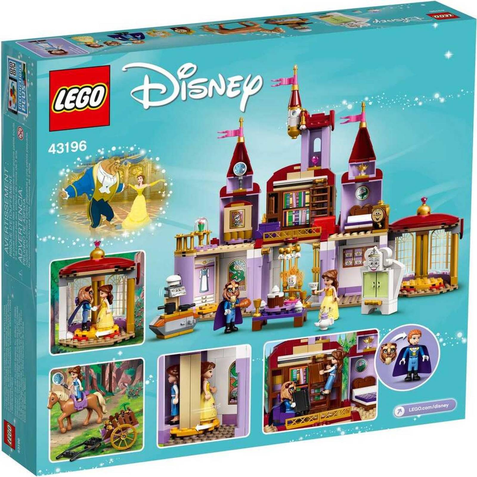 LEGO Disney Princess Castillo de Bella y Bestia 43196 