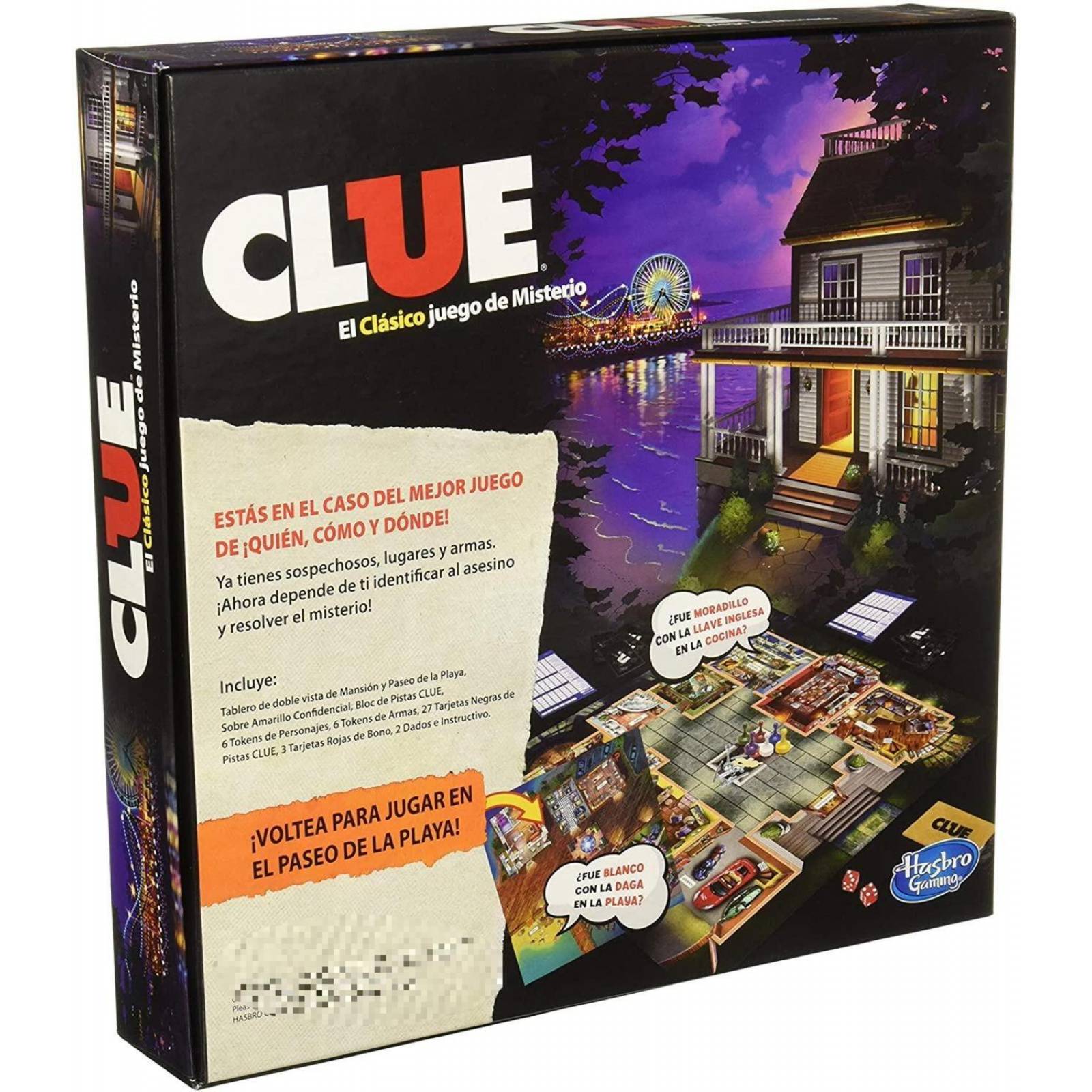 Hasbro Gaming: Clue - Clue Juego de Mesa 