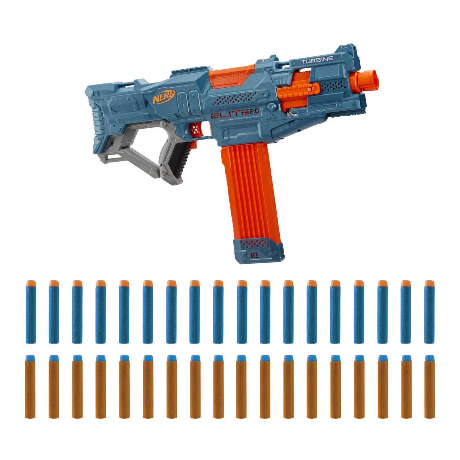Nerf Elite 2.0: Turbine Cs 18 Lanzador Motorizado 