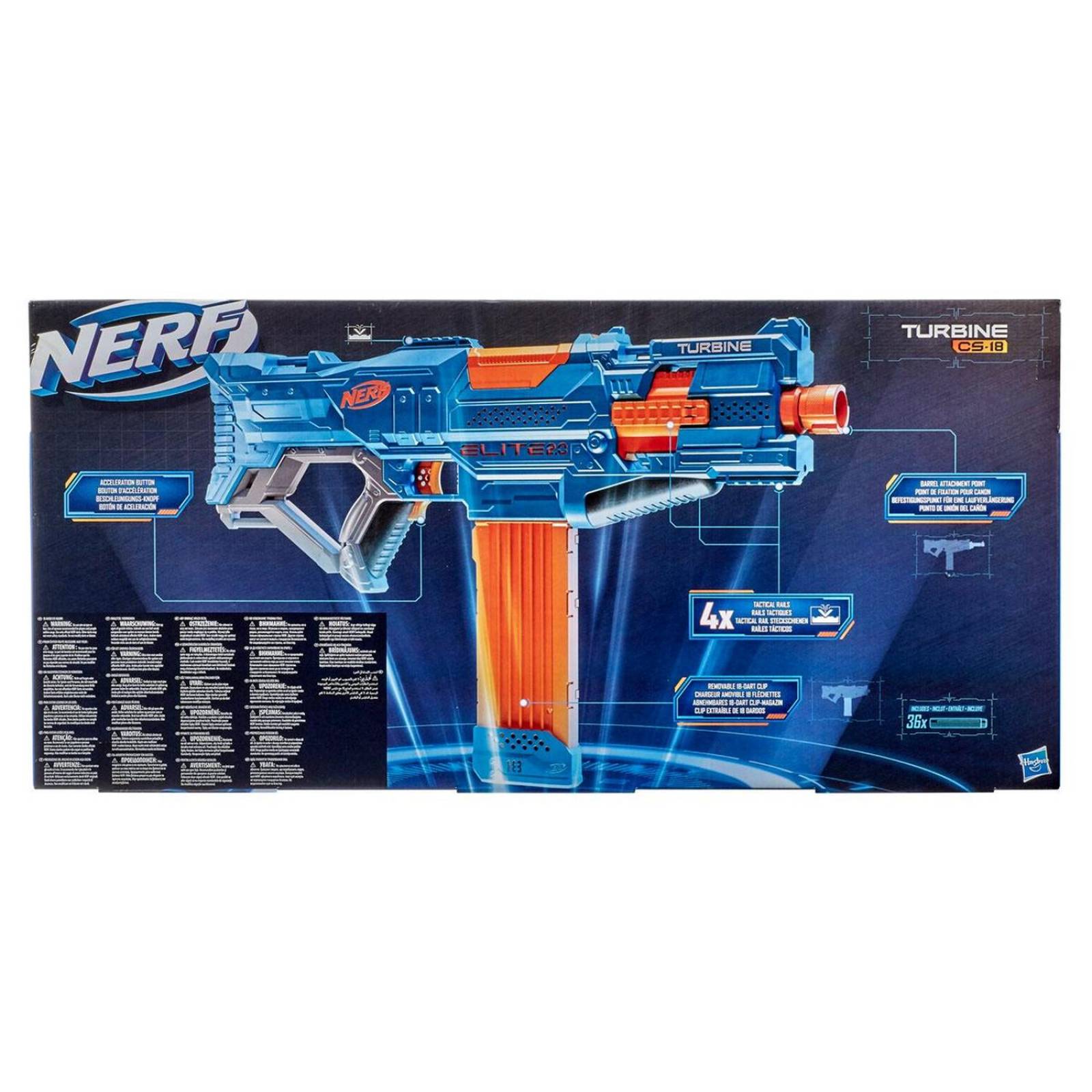 Nerf Elite 2.0: Turbine Cs 18 Lanzador Motorizado 