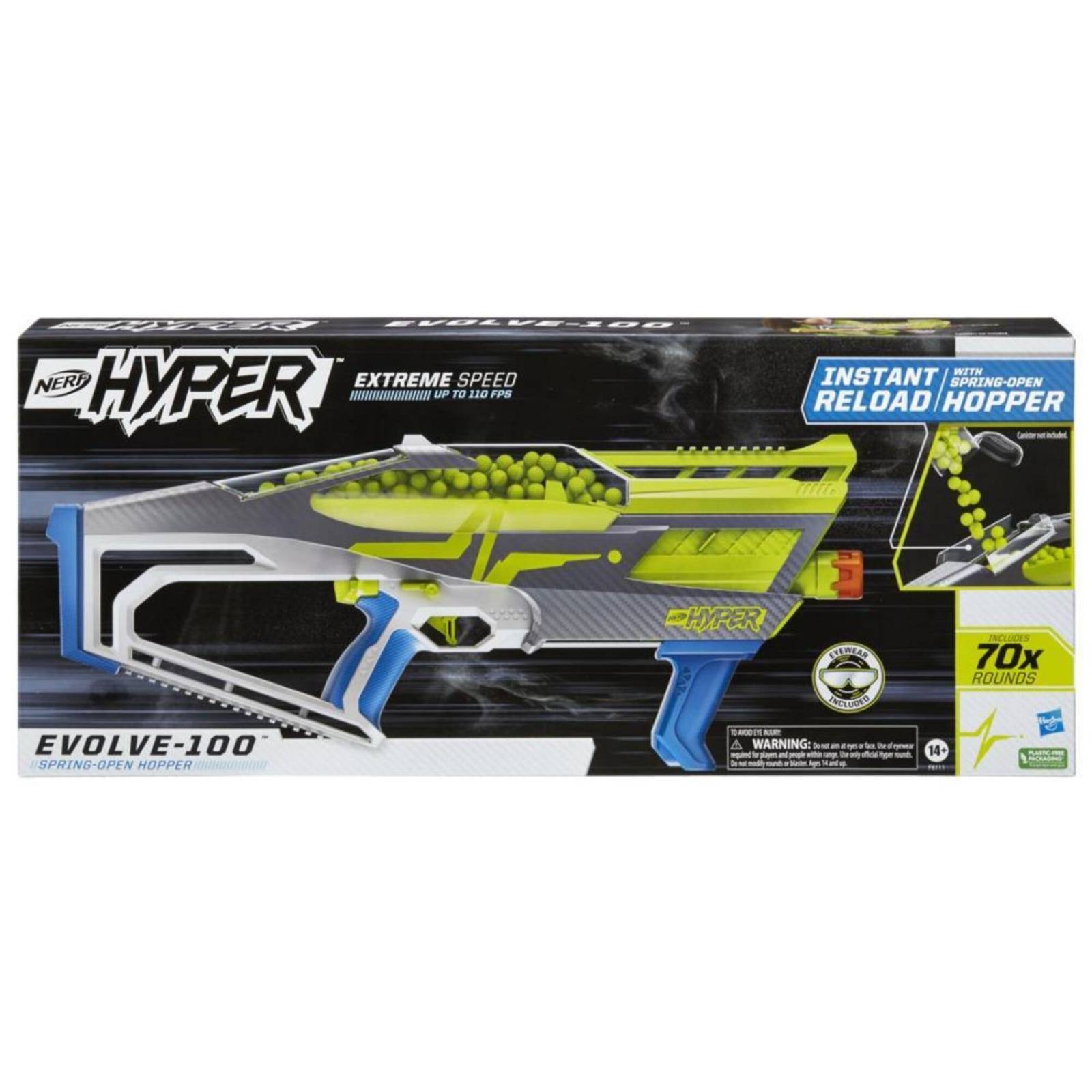 Nerf Hyper: Hyper Evolve Lanzador Motorizado 