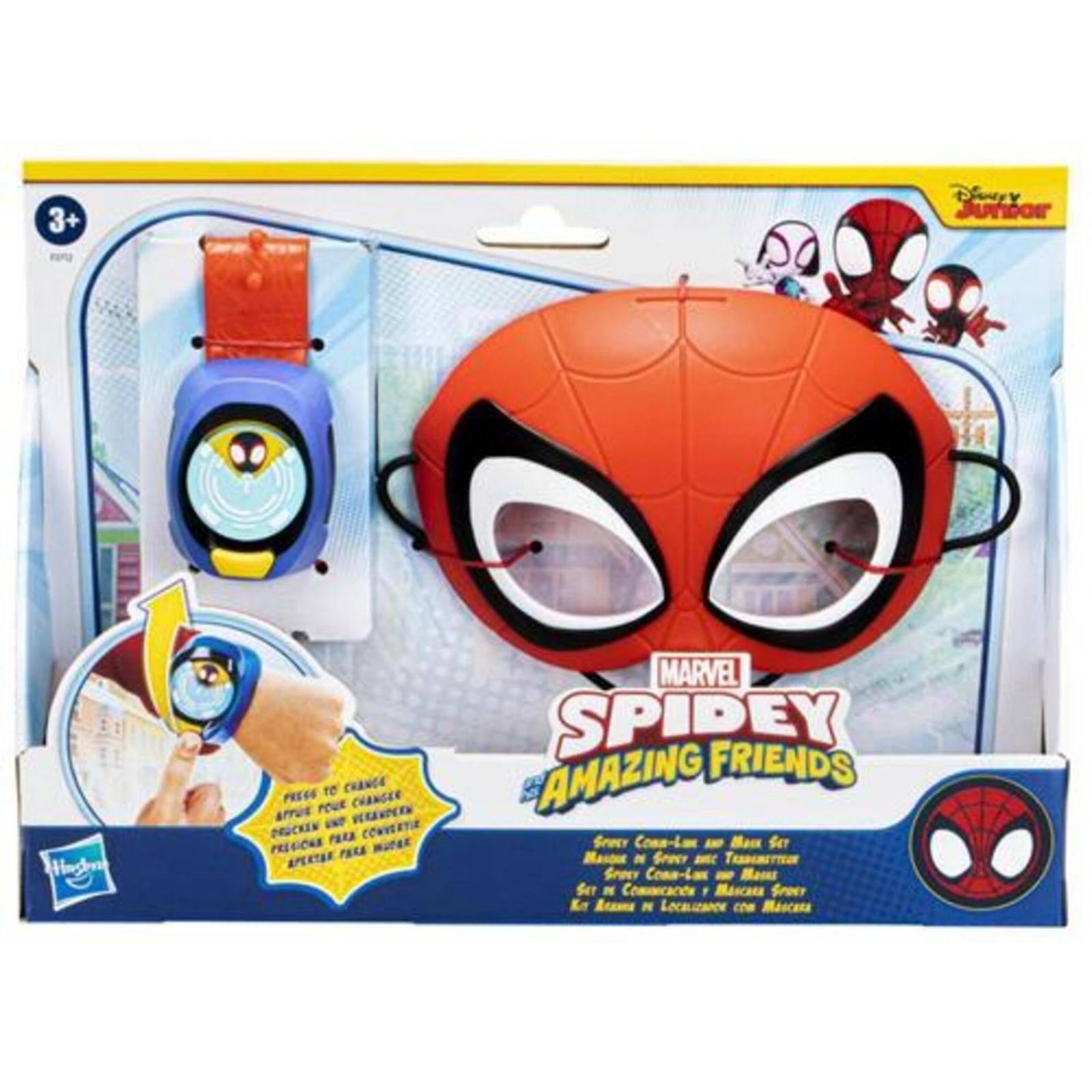 Marvel Spidey and His Amazing Friends Set de juego Super Spidey para juegos  de rol, juego de autos de juguete, máscara de Spider-Man ideal para niños