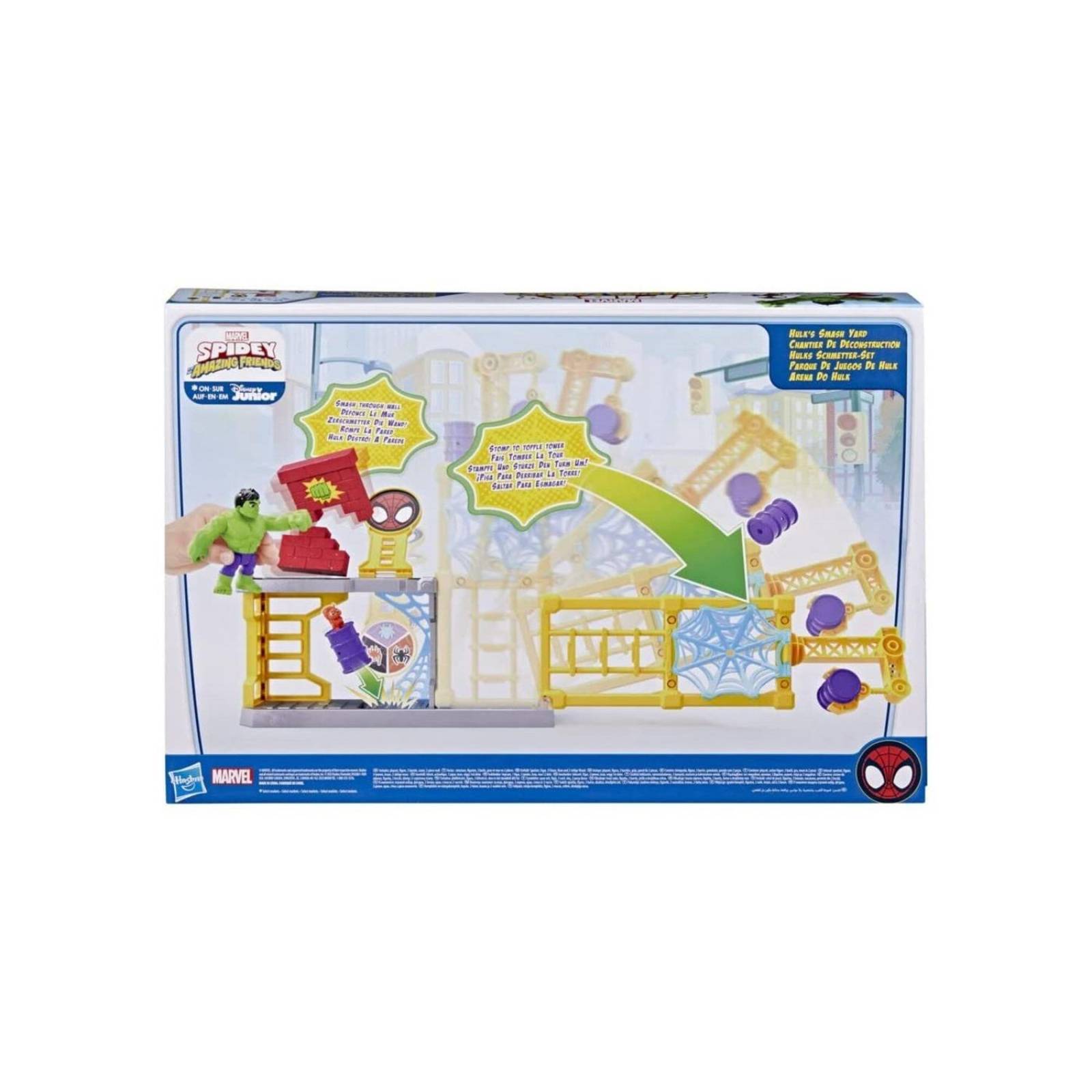 Marvel Spidey And His Amazing Friends: Set Parque De Juegos De Hulk 