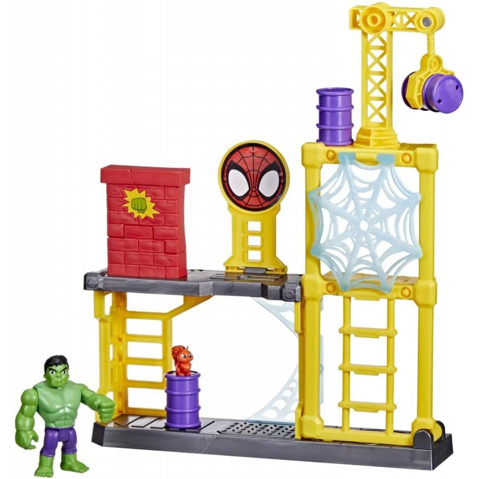 Marvel Spidey And His Amazing Friends: Set Parque De Juegos De Hulk 