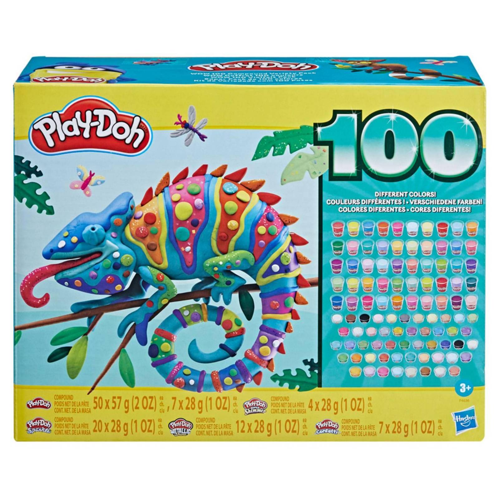 Play Doh: Super Pack Wow 100 Colores 