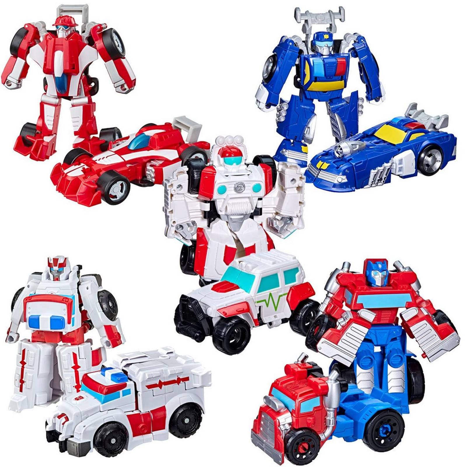 Transformers Rescue Bots: Transformer 2 En 1 Sorpresa