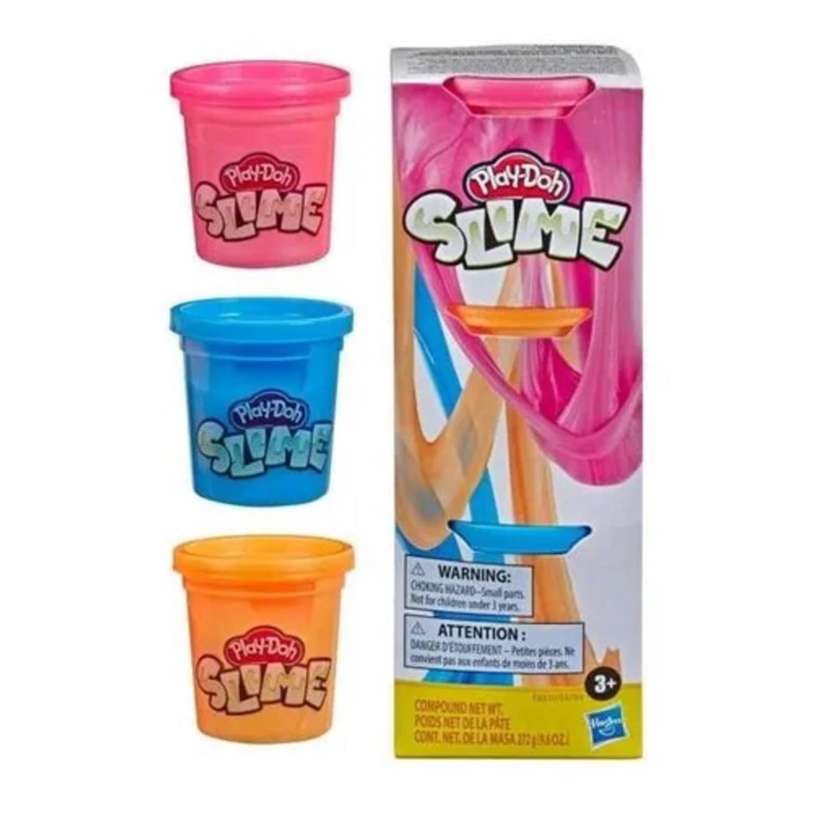 Play Doh: Slime Metalico 3 Pack Color Aleatorio