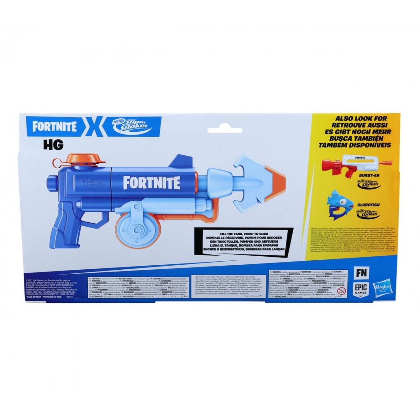 Super Soaker Fortnite: Hg Lanzador De Agua