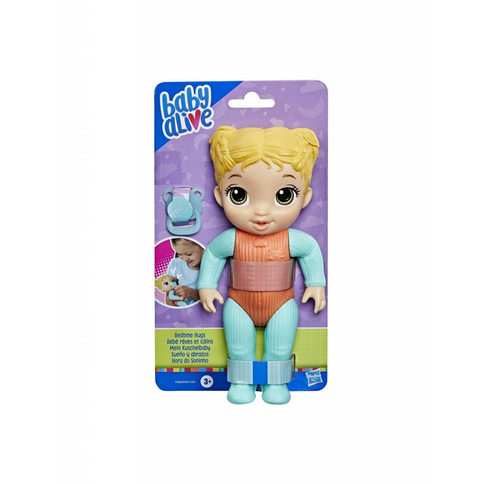 Baby Alive Bedtime Hugs: Hora De Dormir - Bebe Rubia Muñeca 