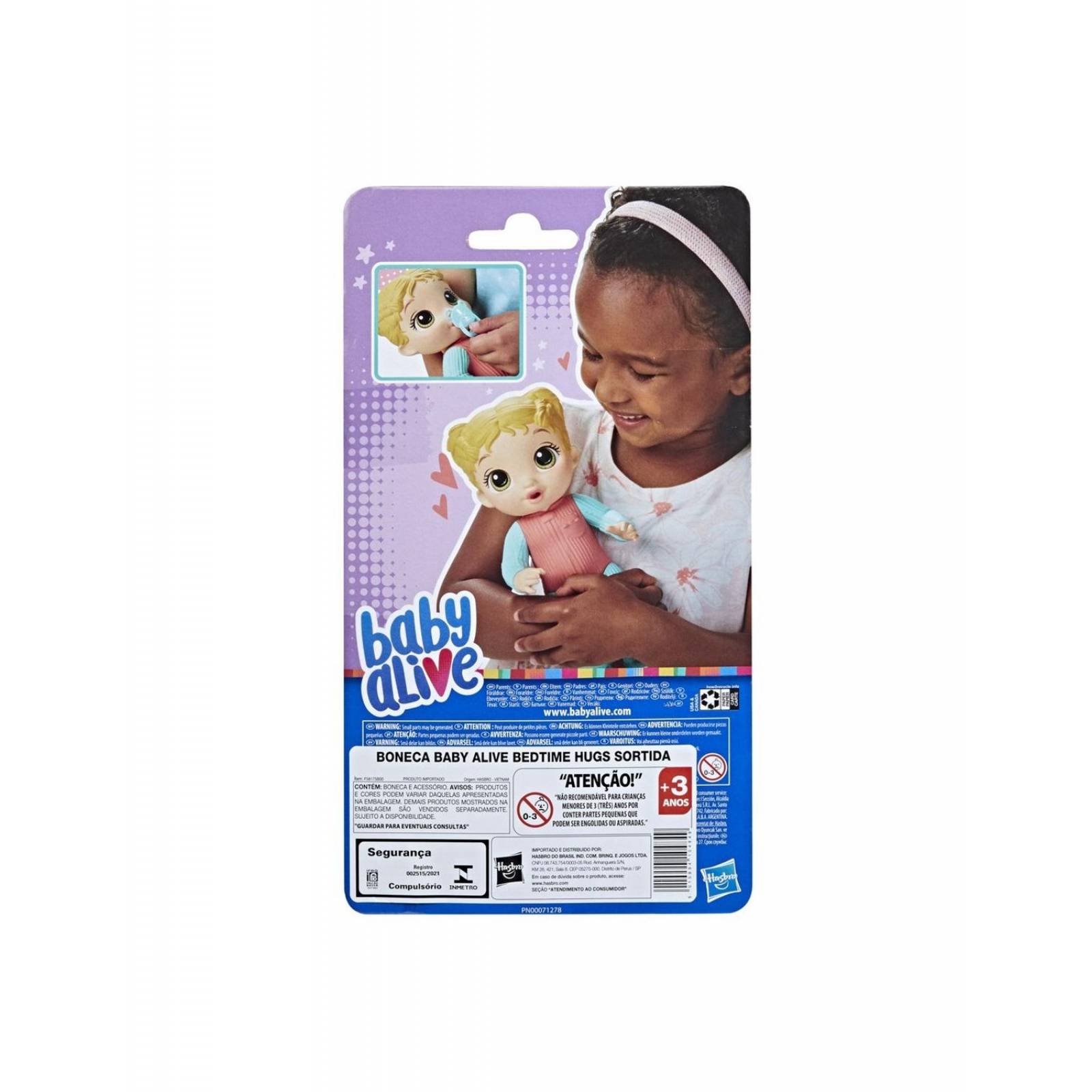 Baby Alive Bedtime Hugs: Hora De Dormir - Bebe Rubia Muñeca 