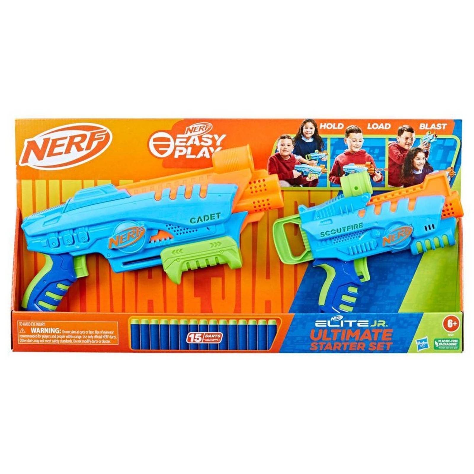 Nerf Elite Jr: Set Ultimate Starter Lanzador De Dardos 