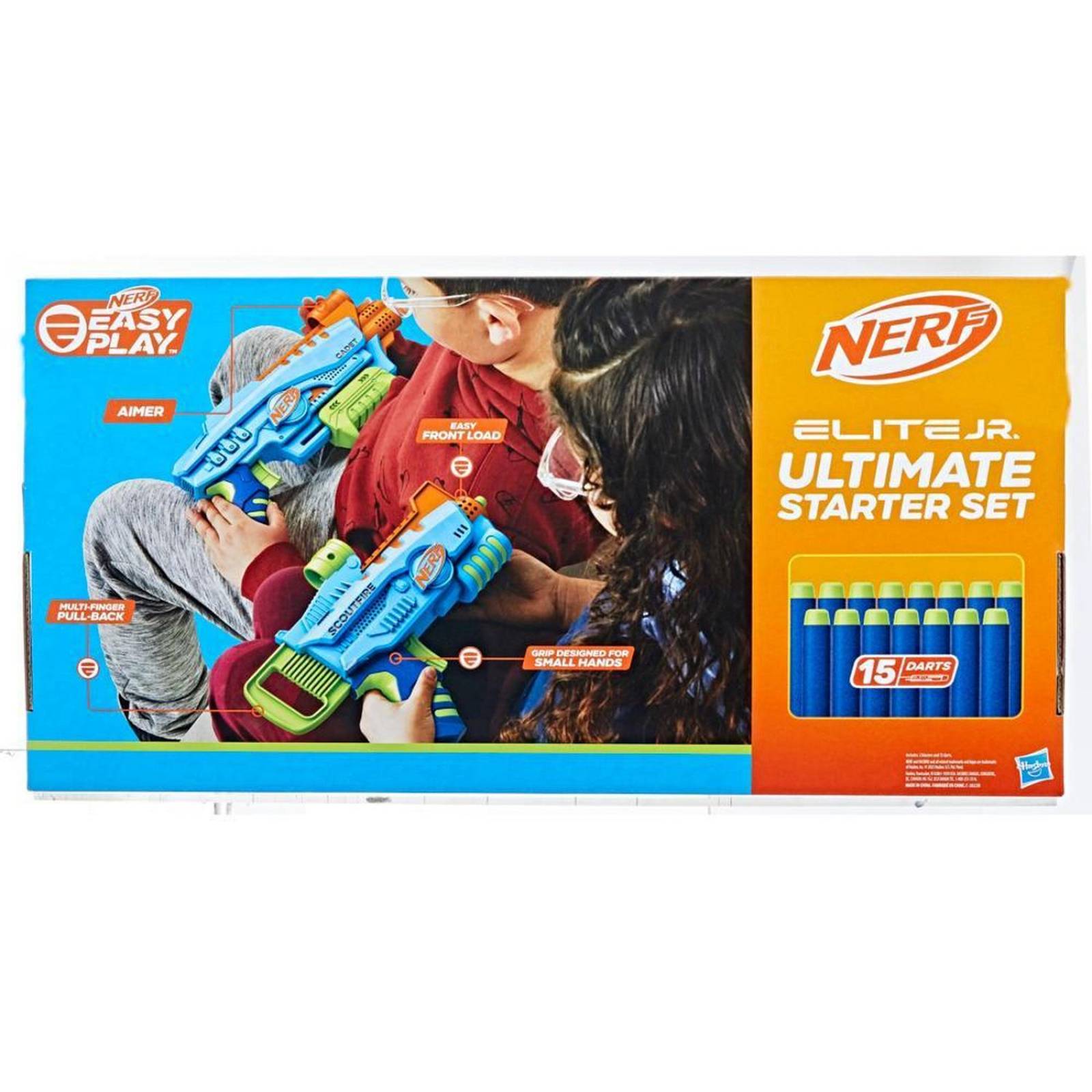 Nerf Elite Jr: Set Ultimate Starter Lanzador De Dardos 
