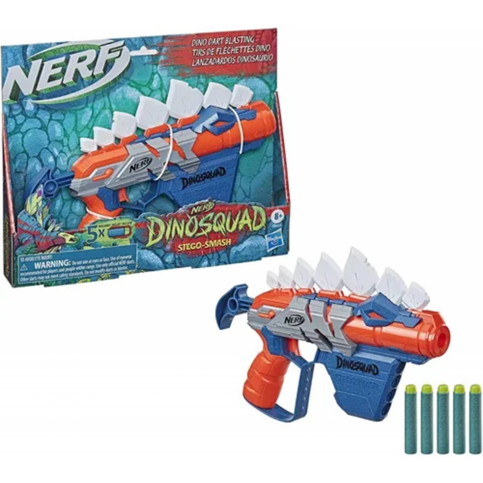 Nerf: Dinosquad - Stego Smash Lanzador De Dardos 