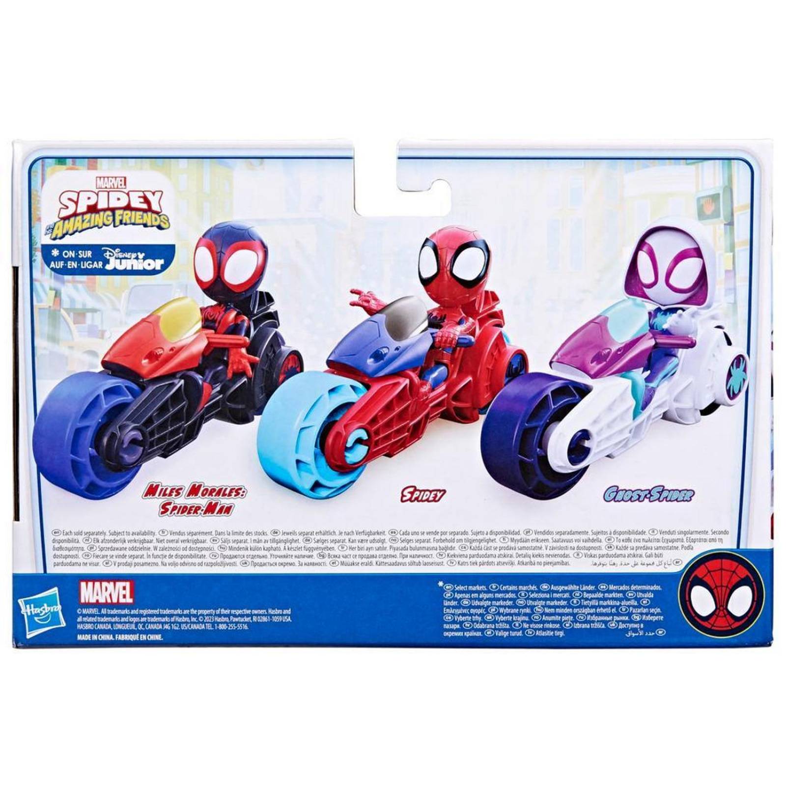 Marvel Spidey And His Amazing Friends: Spidey Con Motocicleta 