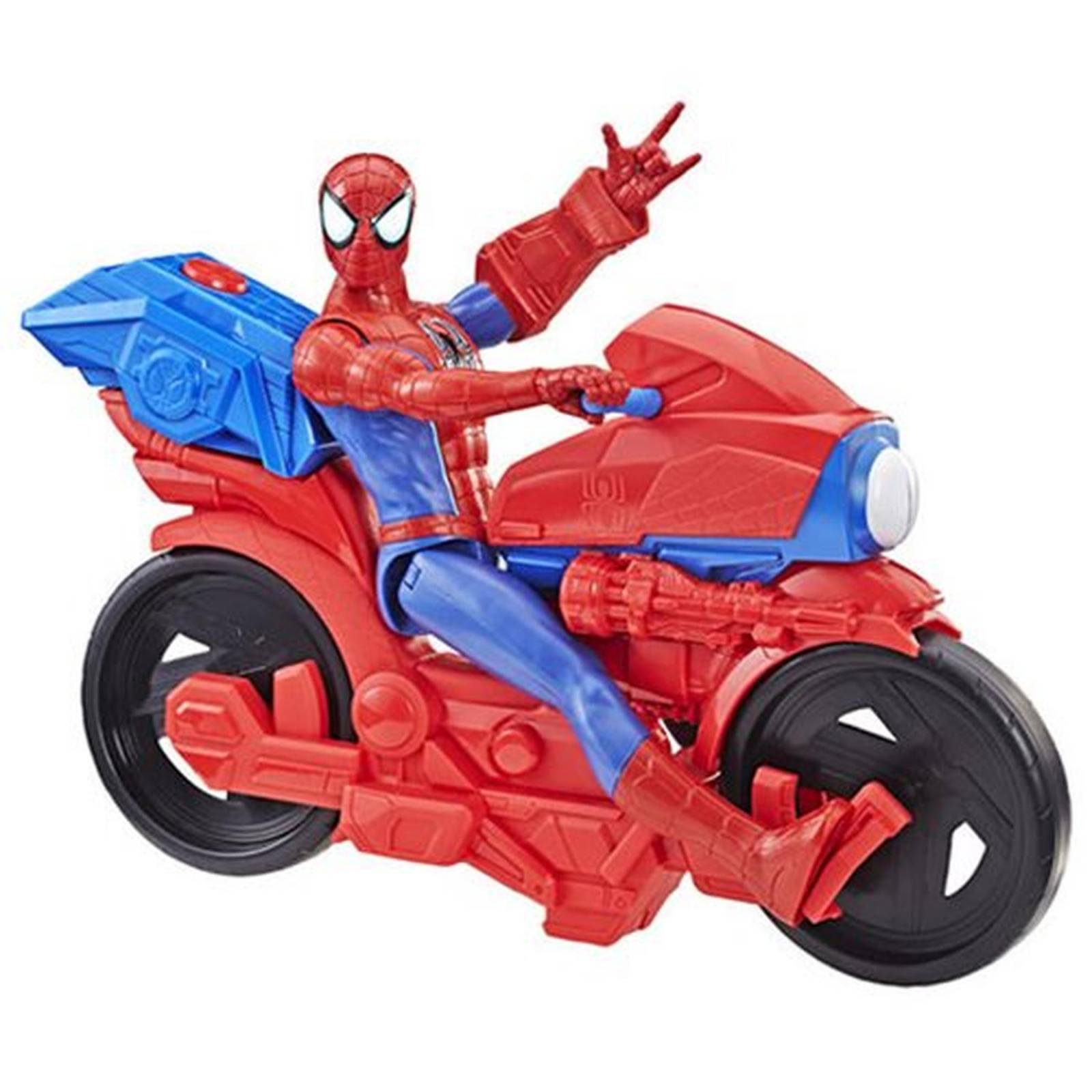 Marvel Titan Hero Series: Spiderman Con Motospider Fx 