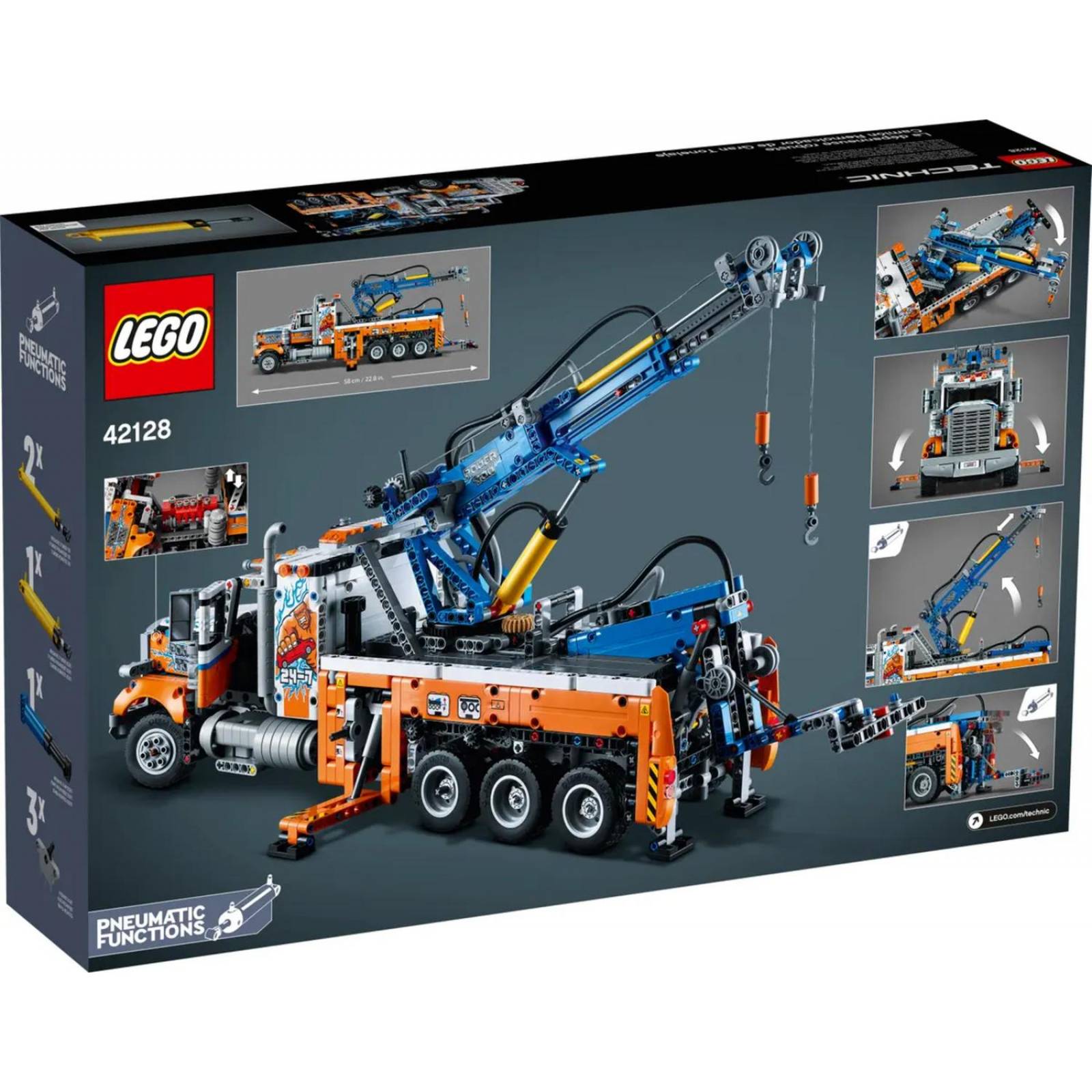 LEGO Technic Camion Remolcador de Gran Tonelaje 42128 