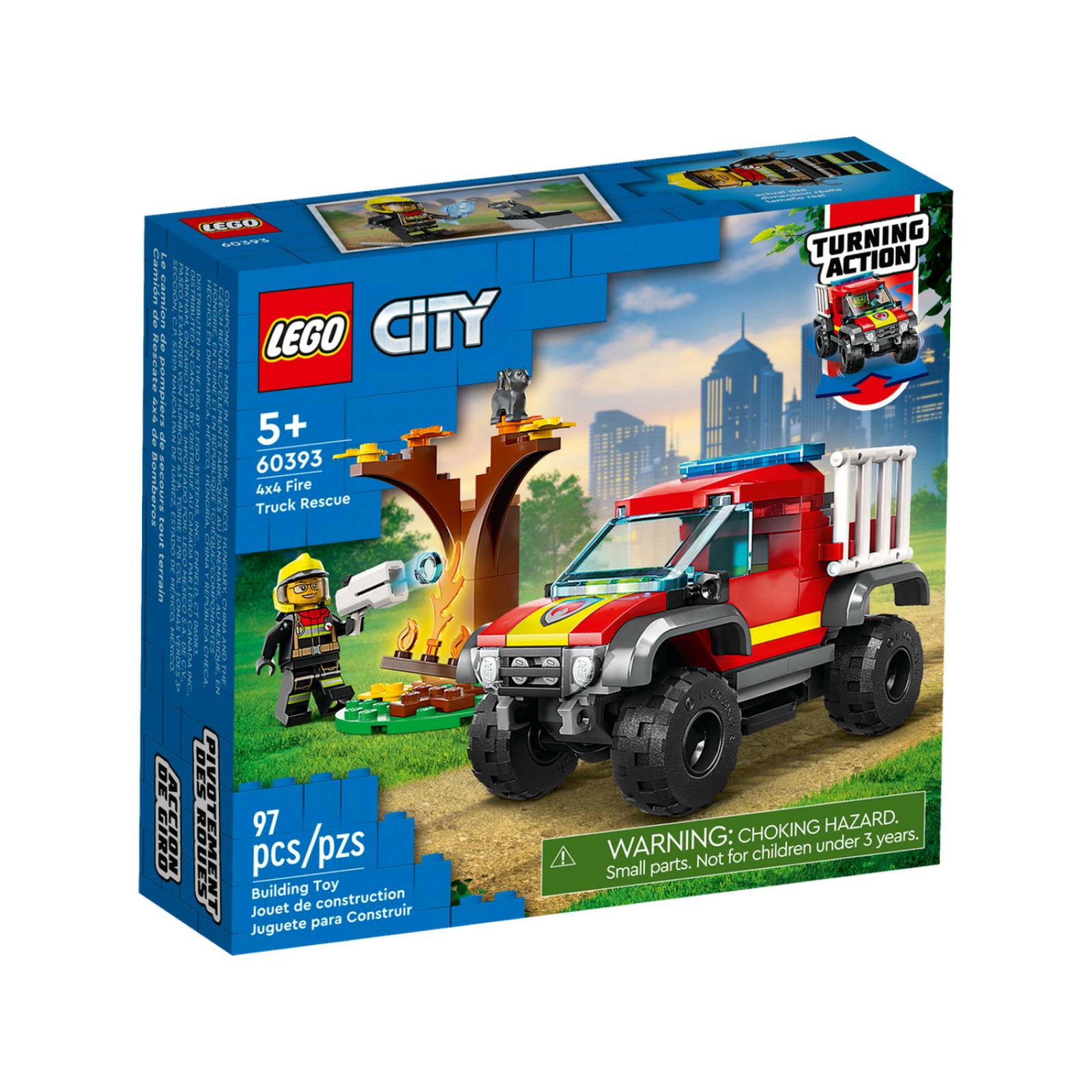 LEGO City Camion de Rescate 4x4 de Bomberos 60393 