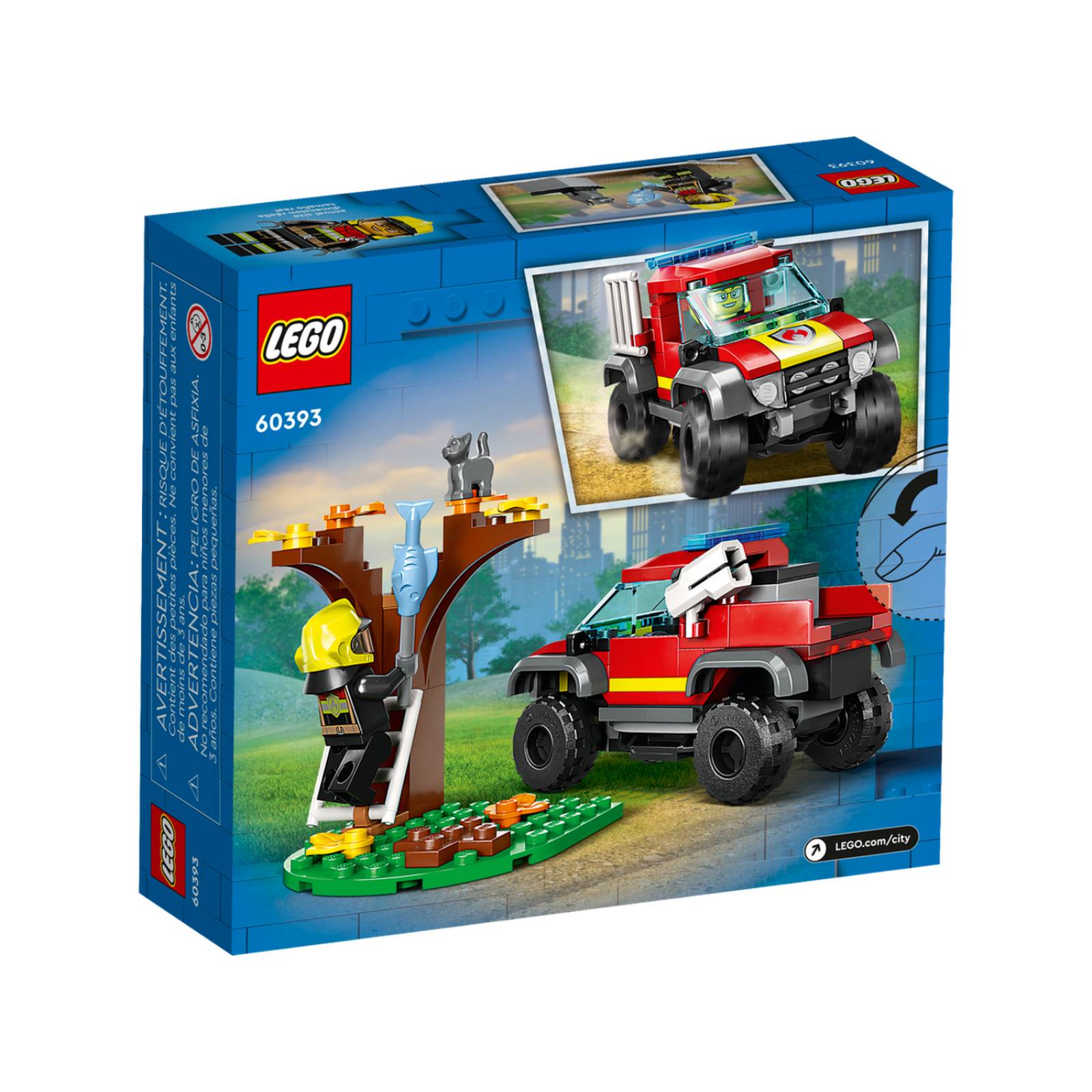LEGO City Camion de Rescate 4x4 de Bomberos 60393 