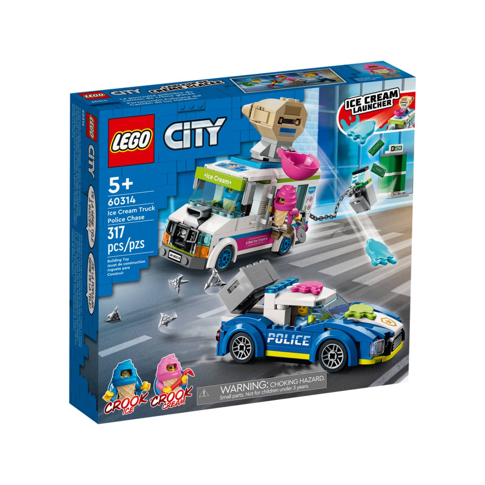 LEGO City Persecucion Policial del Camion de los Helados 60314 
