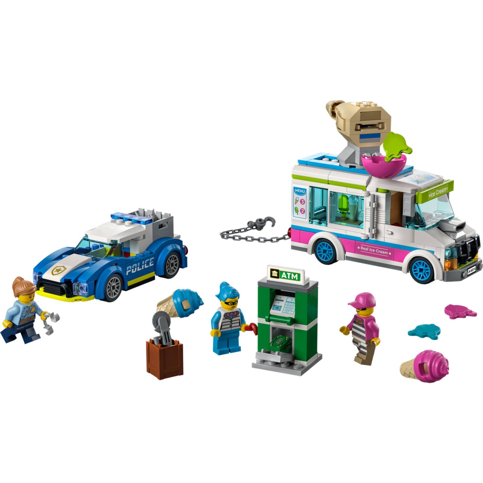 LEGO City Persecucion Policial del Camion de los Helados 60314 