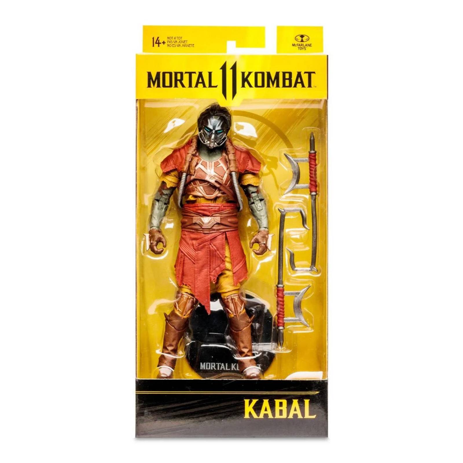 McFarlane Figura de Accion: Mortal Kombat - Kabal Rapid Red 7 Pulgadas 