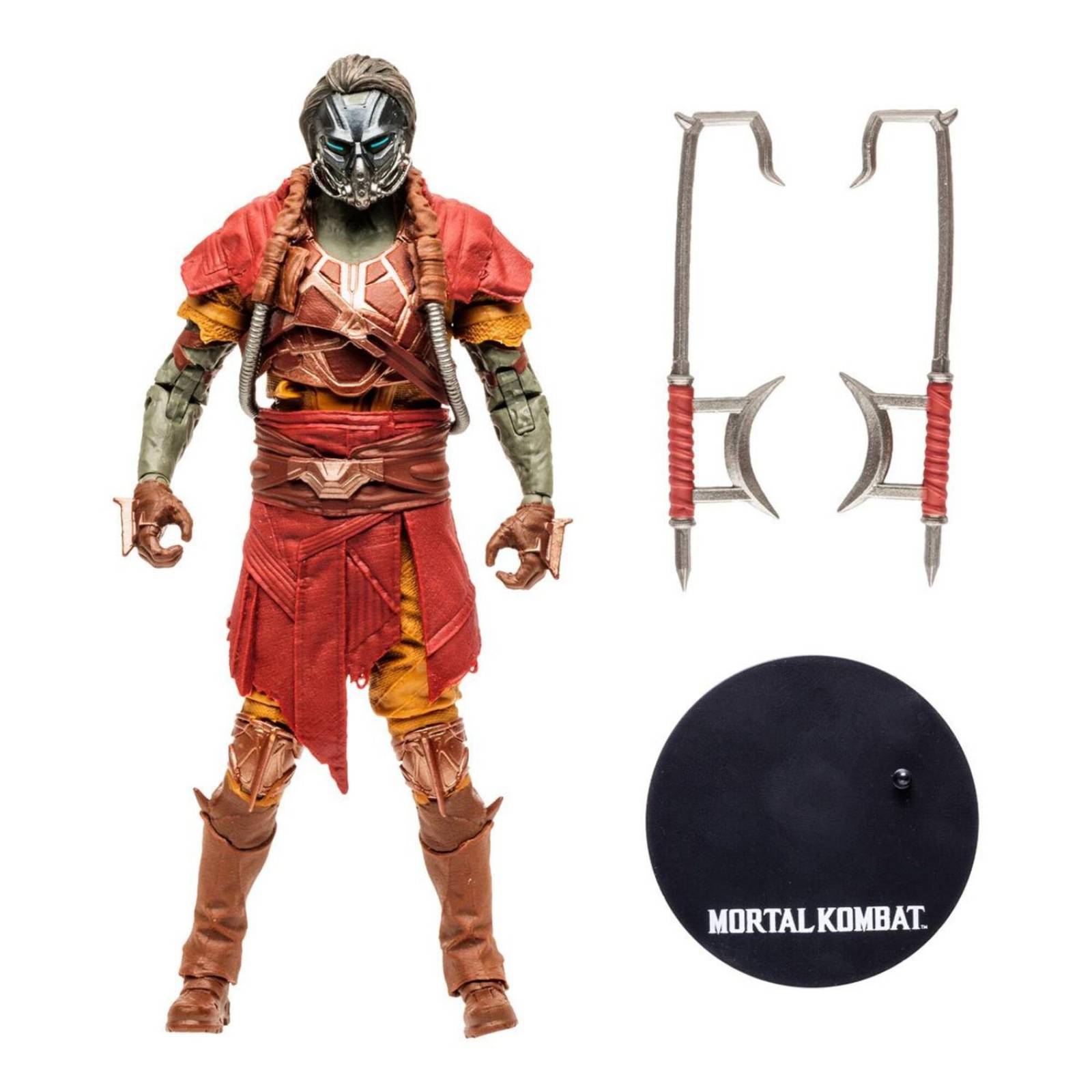 McFarlane Figura de Accion: Mortal Kombat - Kabal Rapid Red 7 Pulgadas 