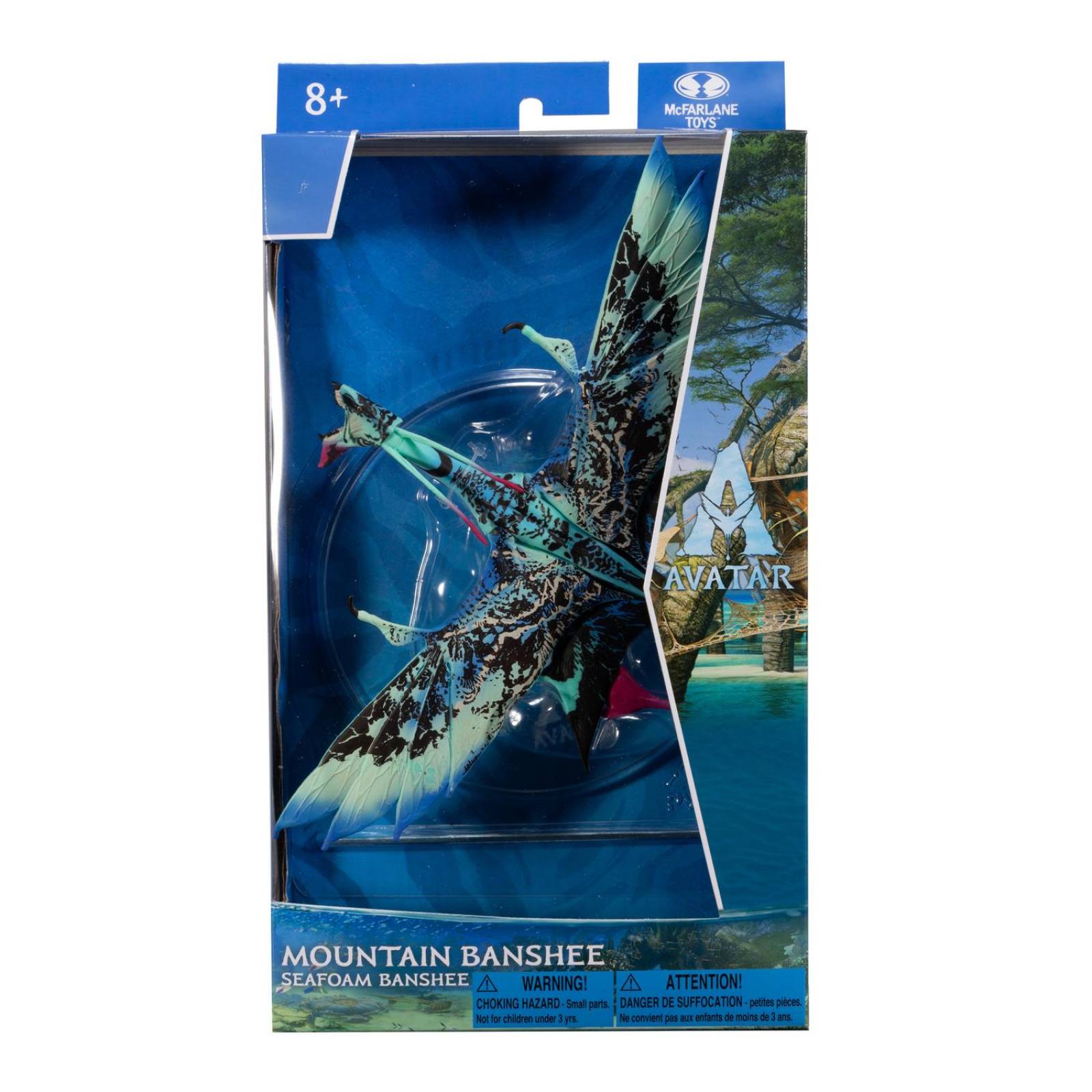 McFarlane Figura de Accion: Disney Avatar Way of Water - Mountain Banshee Turquesa 