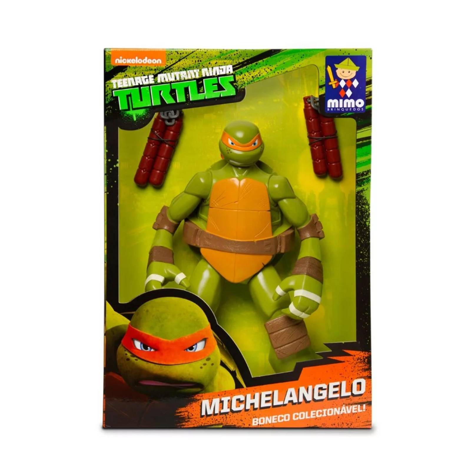 Mimo Toys Animation: TMNT Tortugas Ninja - Mike Figura de 56 cm 