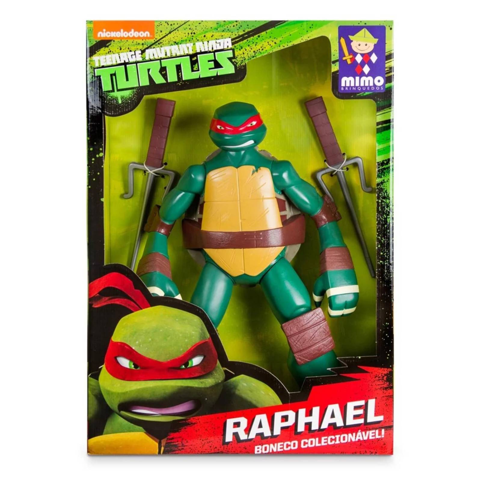 Mimo Toys Animation: TMNT Tortugas Ninja - Rafael Figura de 56 cm 