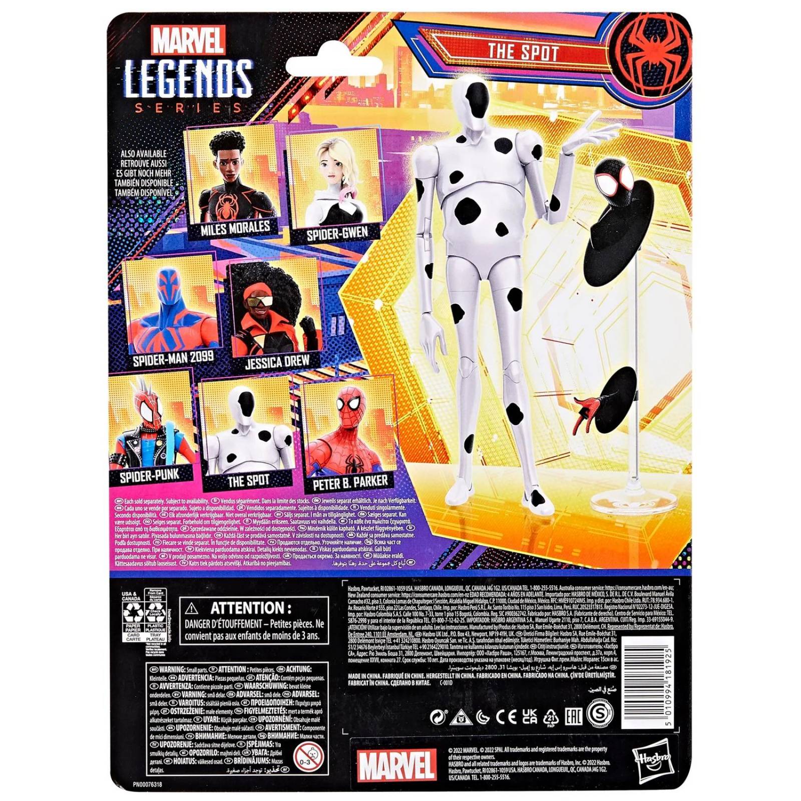 Marvel Legends: Spiderman Across The Spiderverse - The Spot 