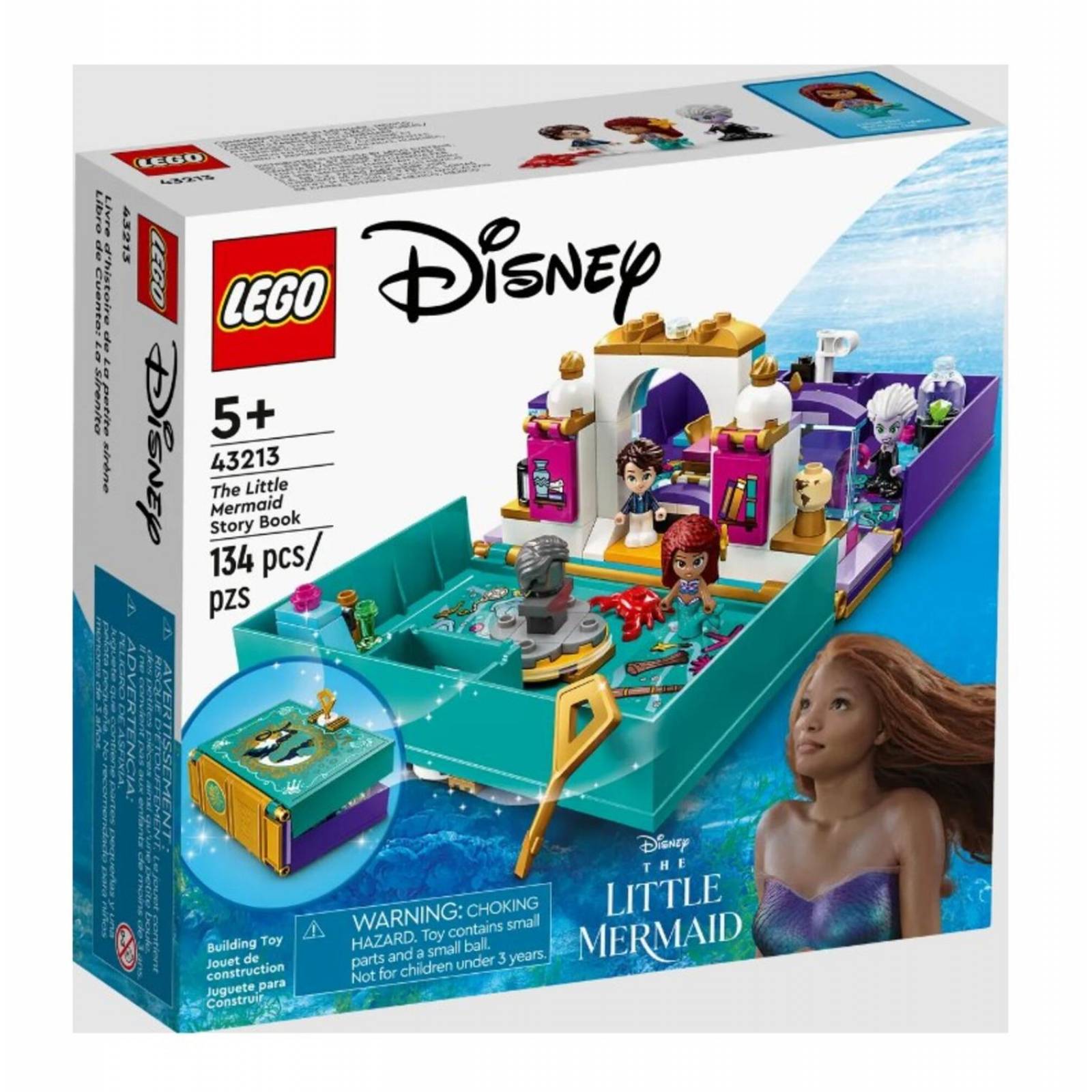 LEGO Disney Princess Libro de Cuento La Sirenita 43213 
