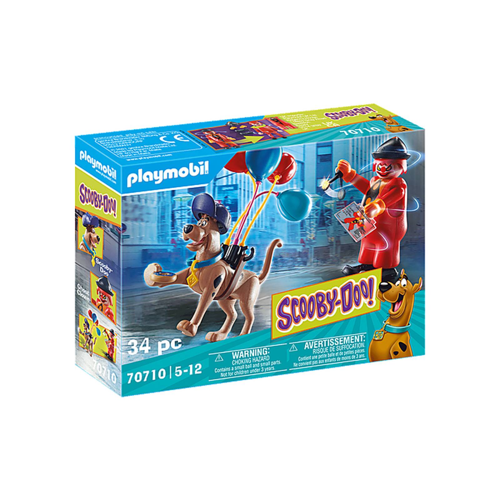 Playmobil Scooby Doo: Scooby Aventura con Payaso Fantasma 70710 